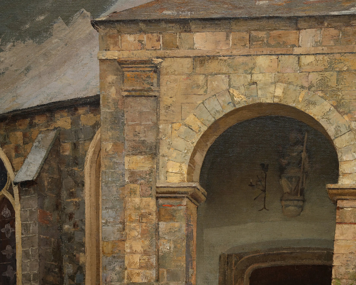 18820, Charles Sprague Pearce, Leaving the Church, c. 1880s