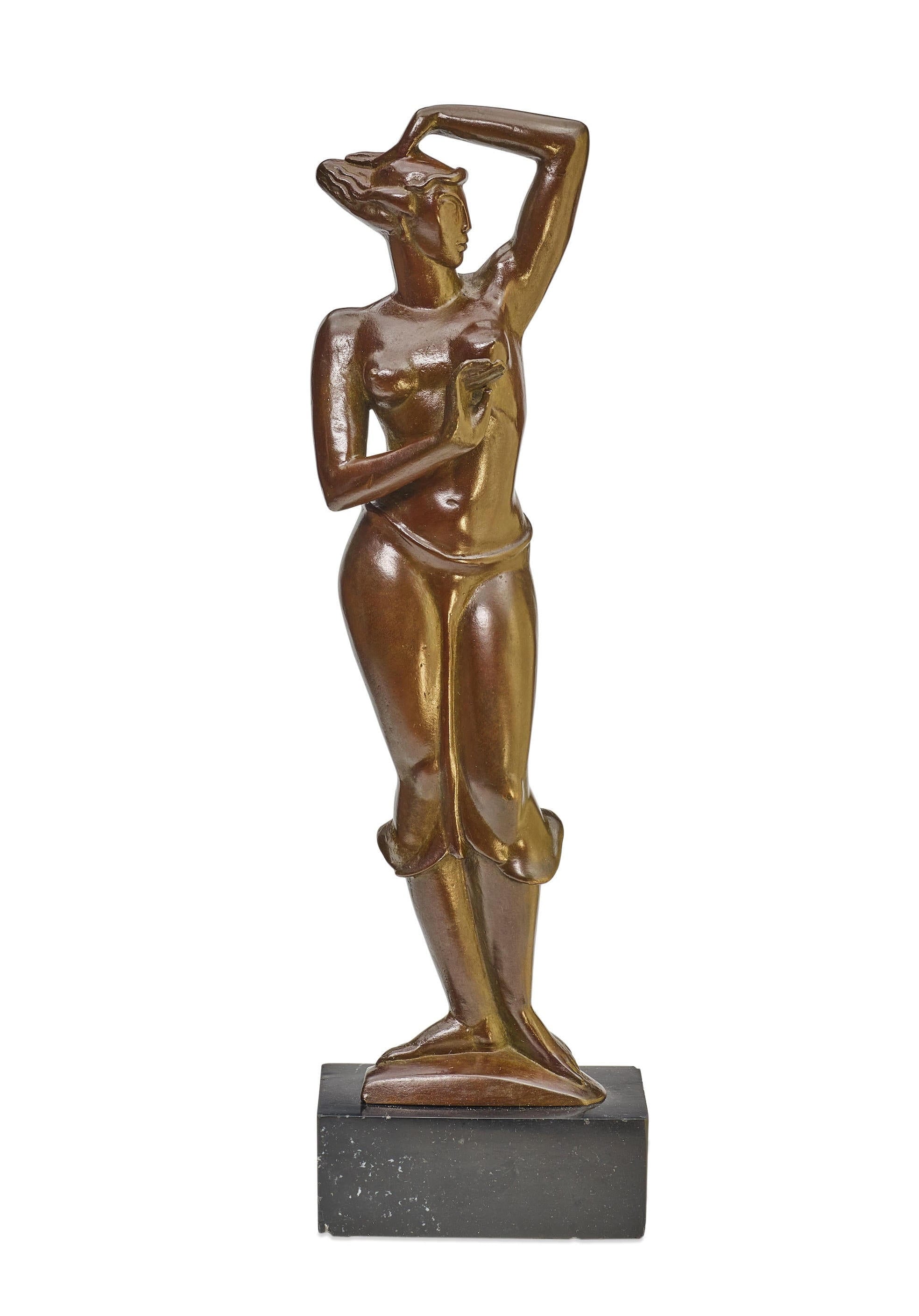 17116, Albert Wein, Dancing Girl, Modeled 1947-48, this cast 1987
