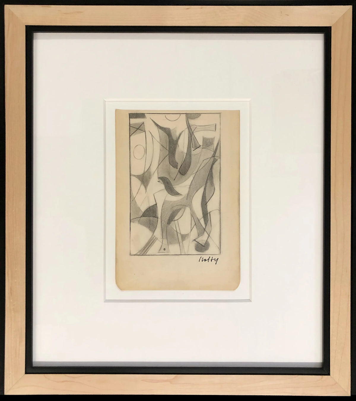 16924, Carl Holty, Forms III, Sketchbook #2, c. 1935