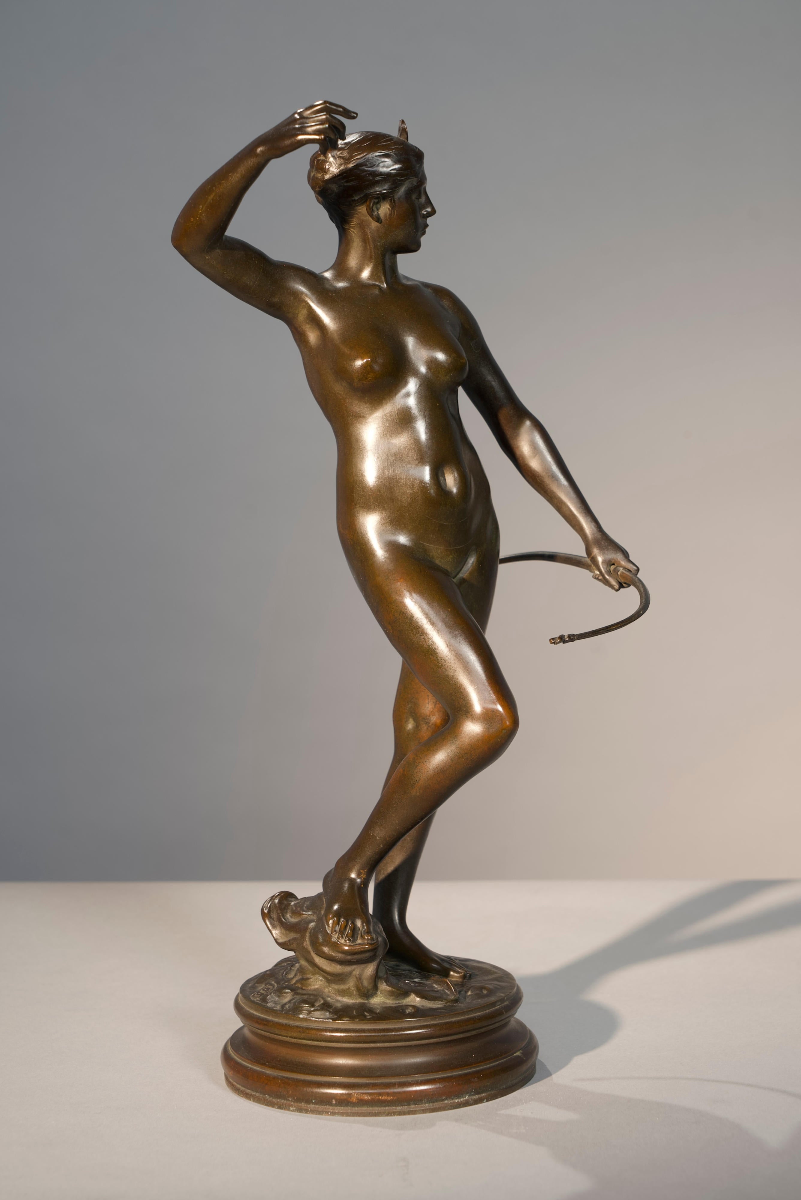 18799, Jean Alexandre Joseph Falguière, Diana, circa late 1880's
