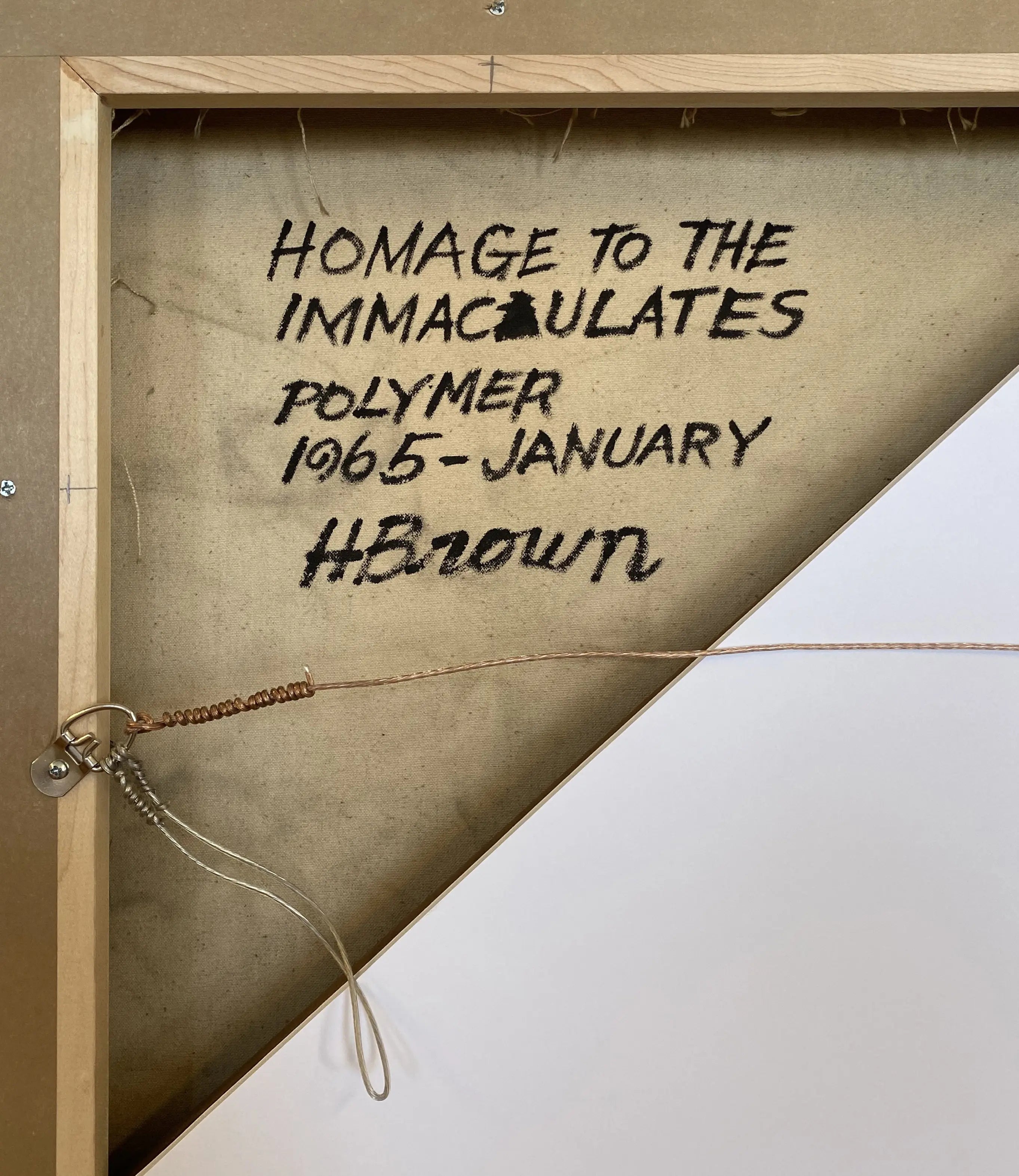 15080, Hilton Brown, Homage to the Immaculates, 1965