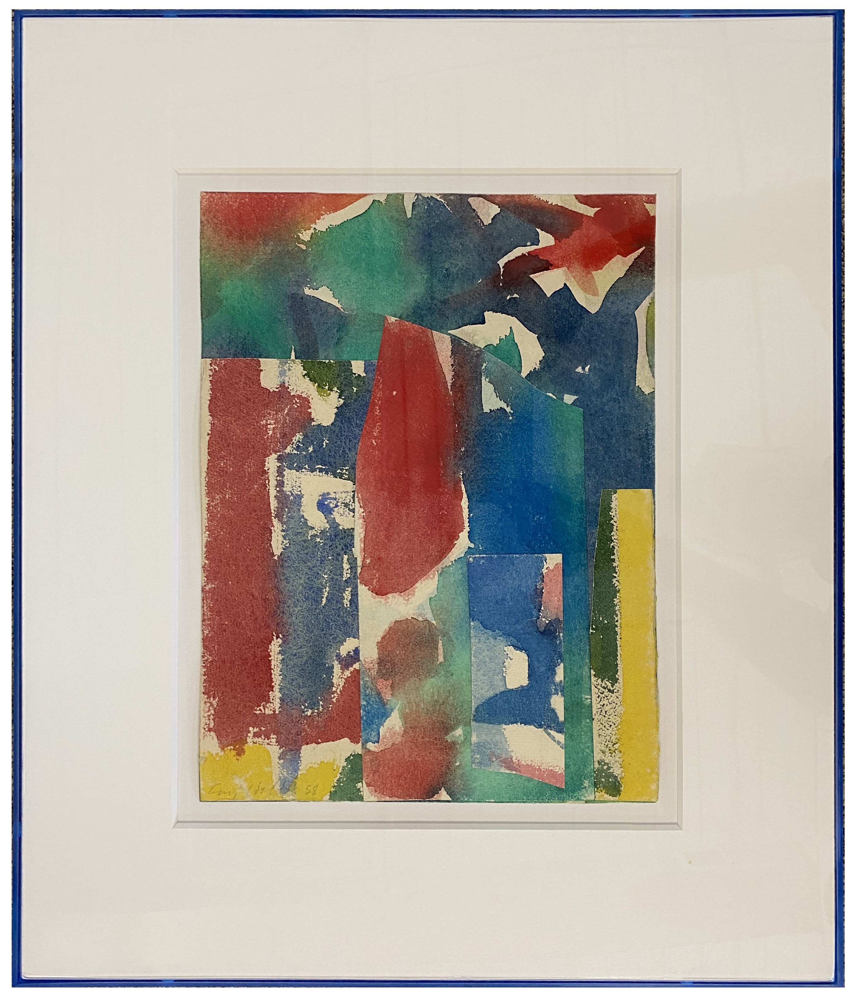16795, Carl Holty, Collage #388, 1958