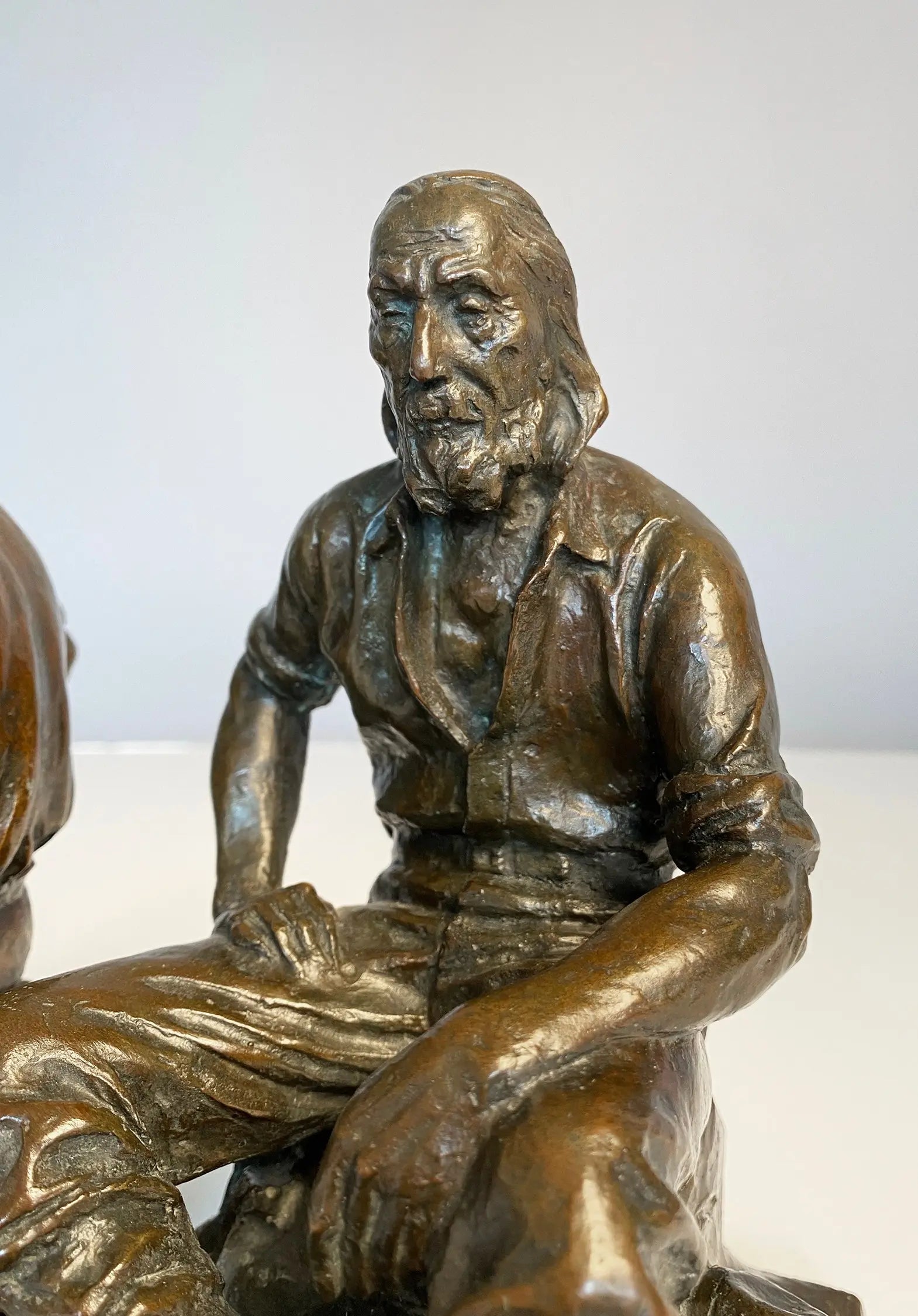 16497, Max Kalish, Pair of Miner Bookends, 1921-25