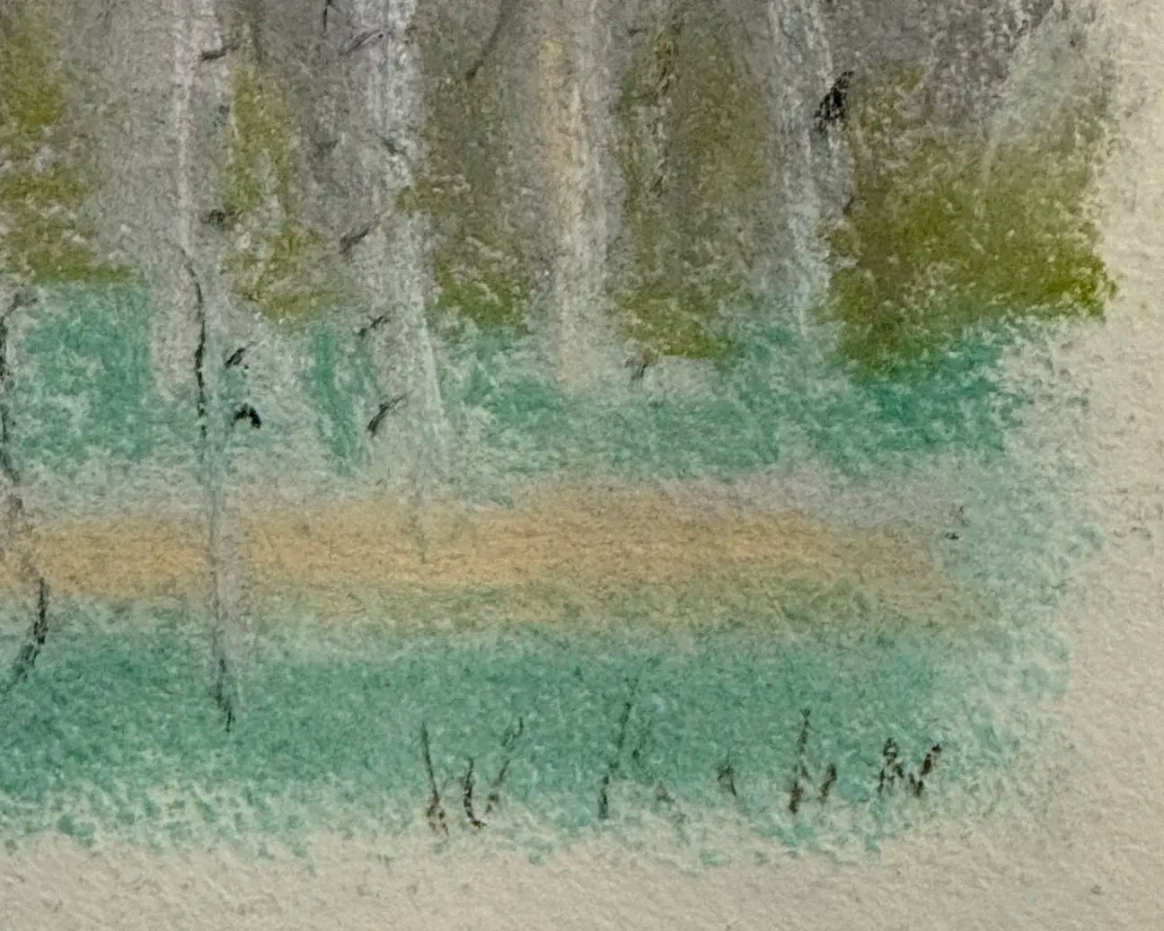 18853, Wolf Kahn, Birch Grove, 2006
