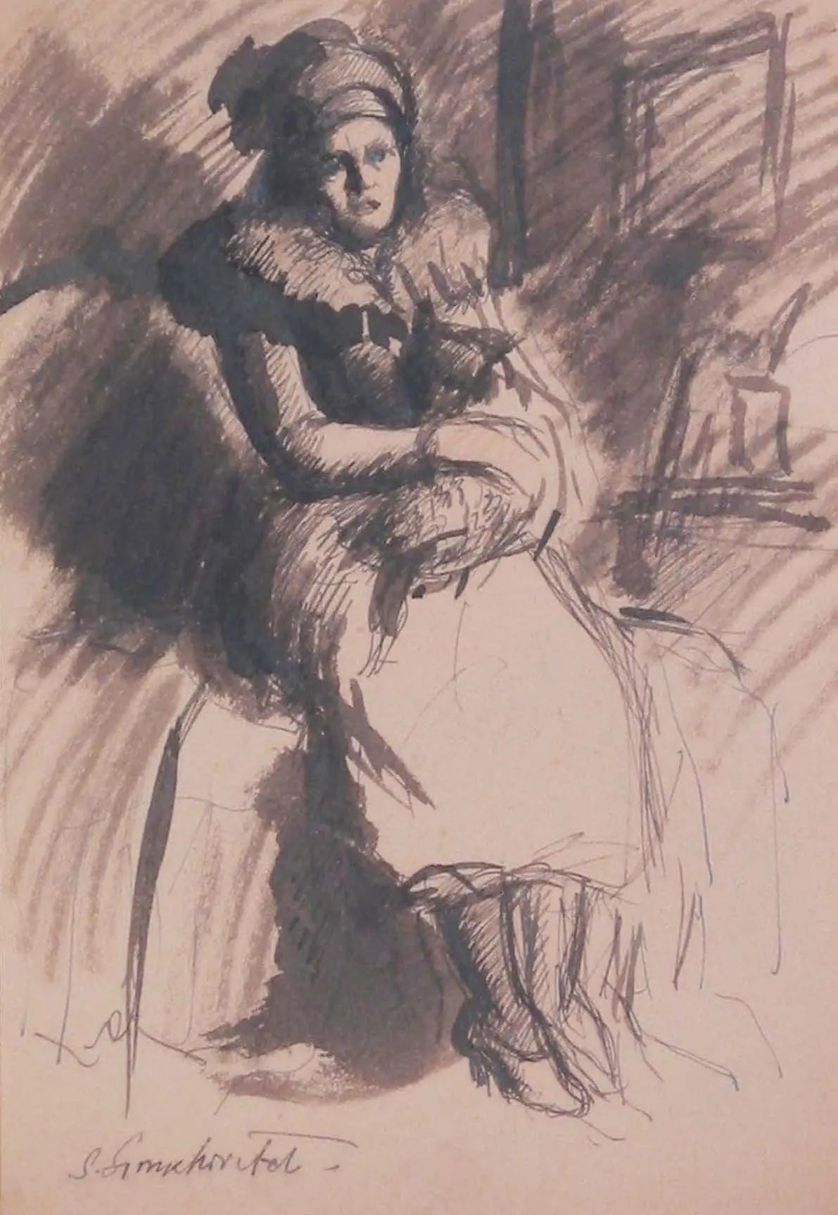 15513, Simka Simkhovitch, Woman in Hat