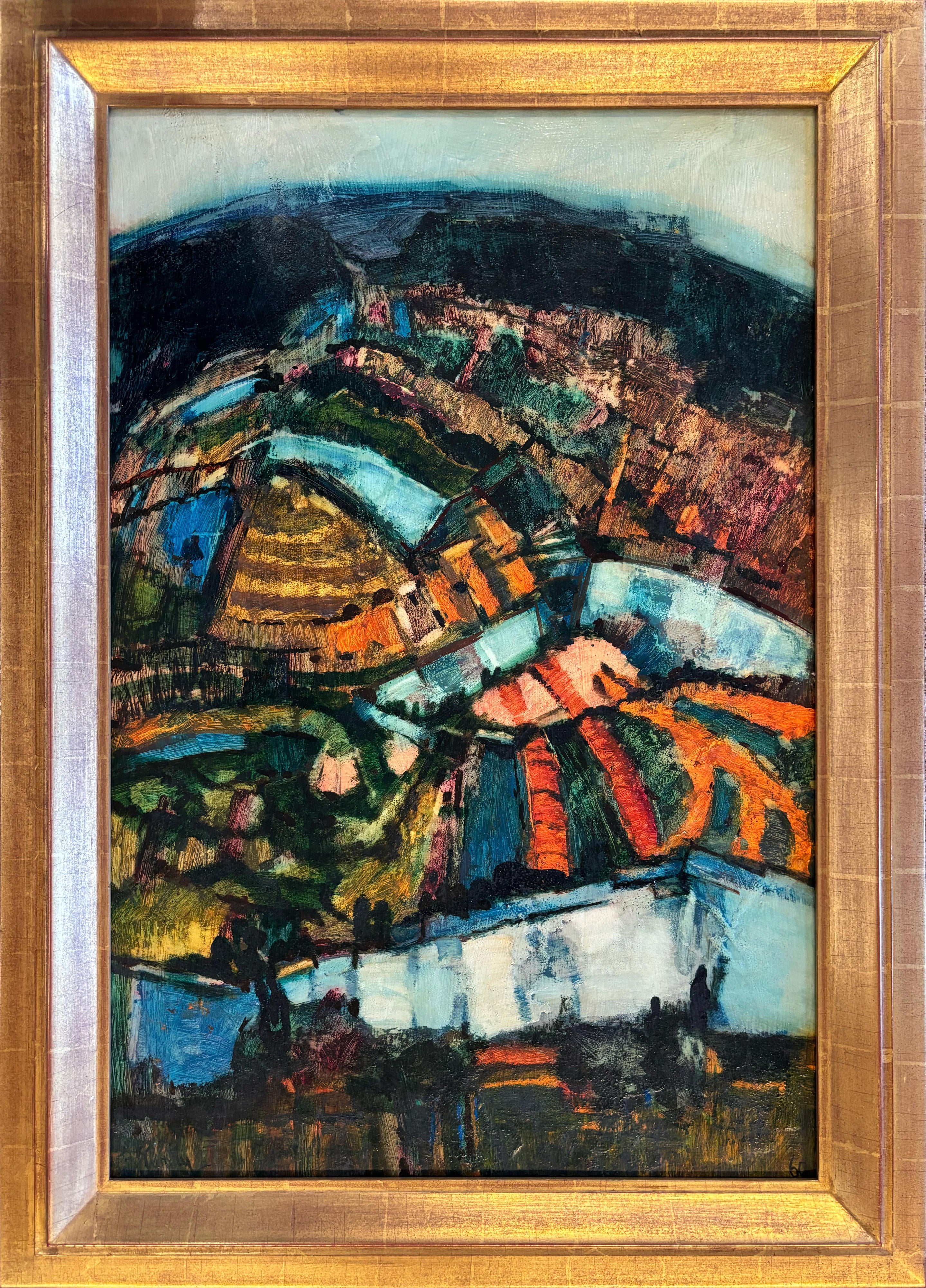 15356, Donald R. Purdy, Abstract Fields with Coast, 1960