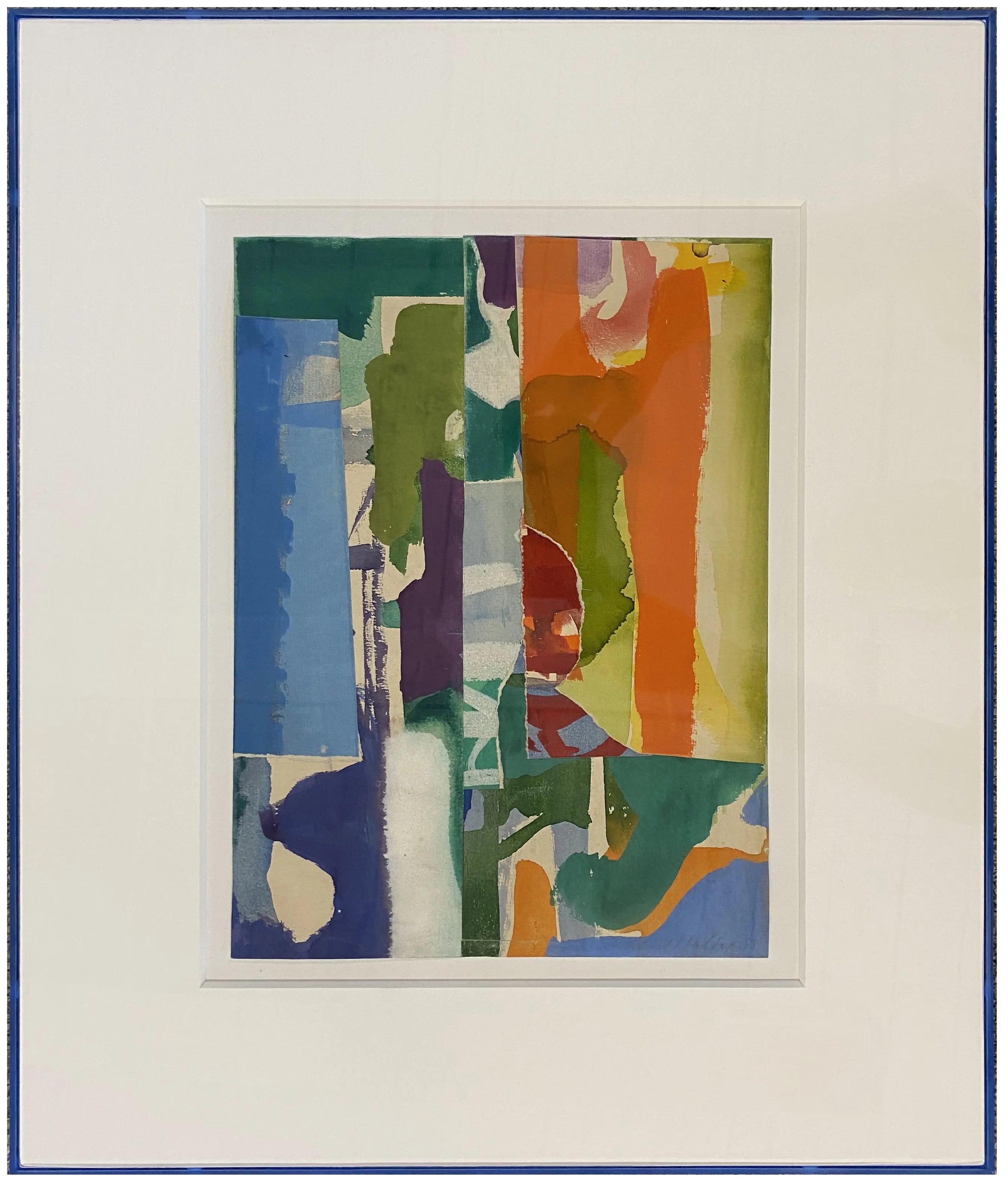 16790, Carl Holty, Collage #385, 1958