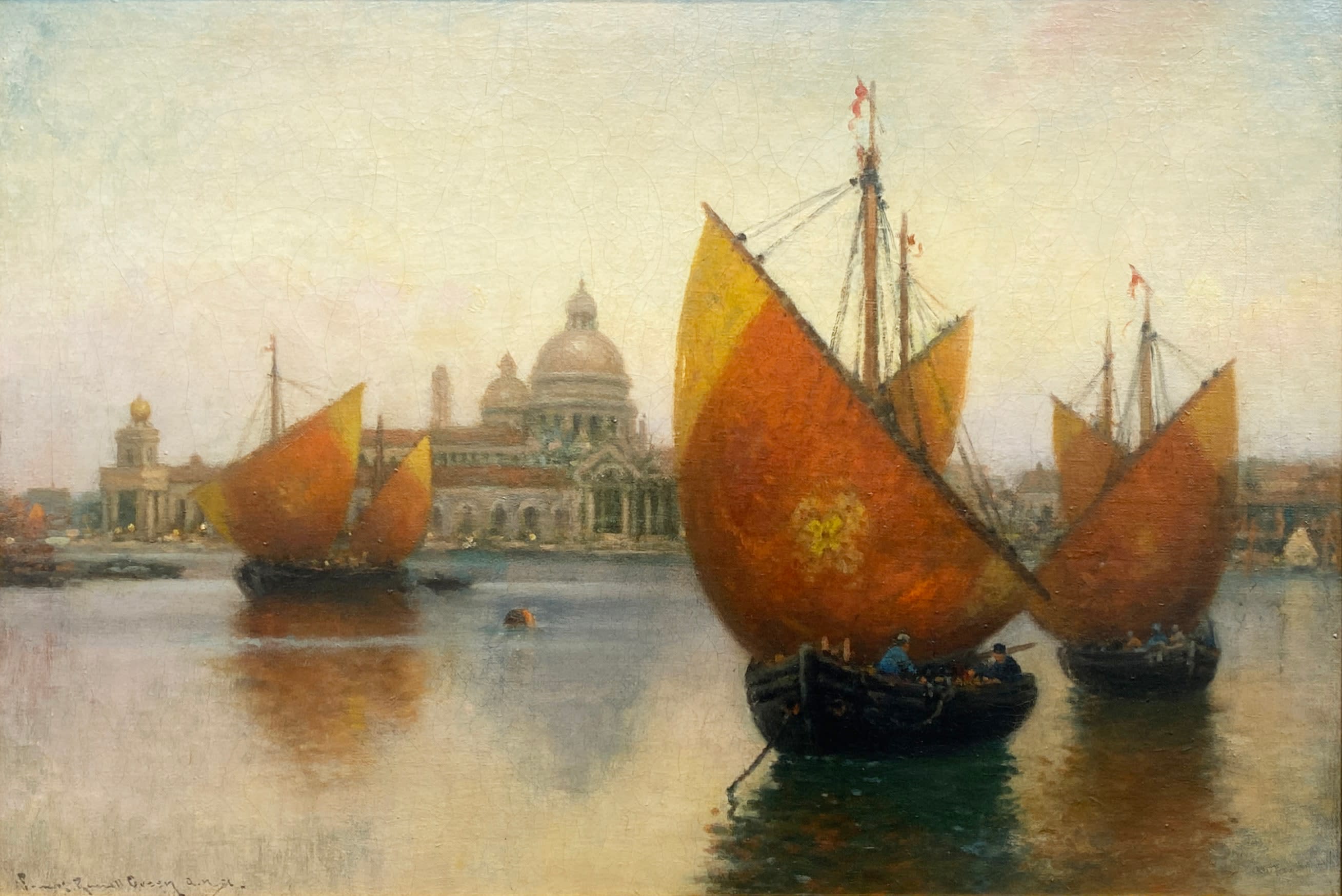 18585, Frank Russel Green, Dusk, Venice, circa 1911-18