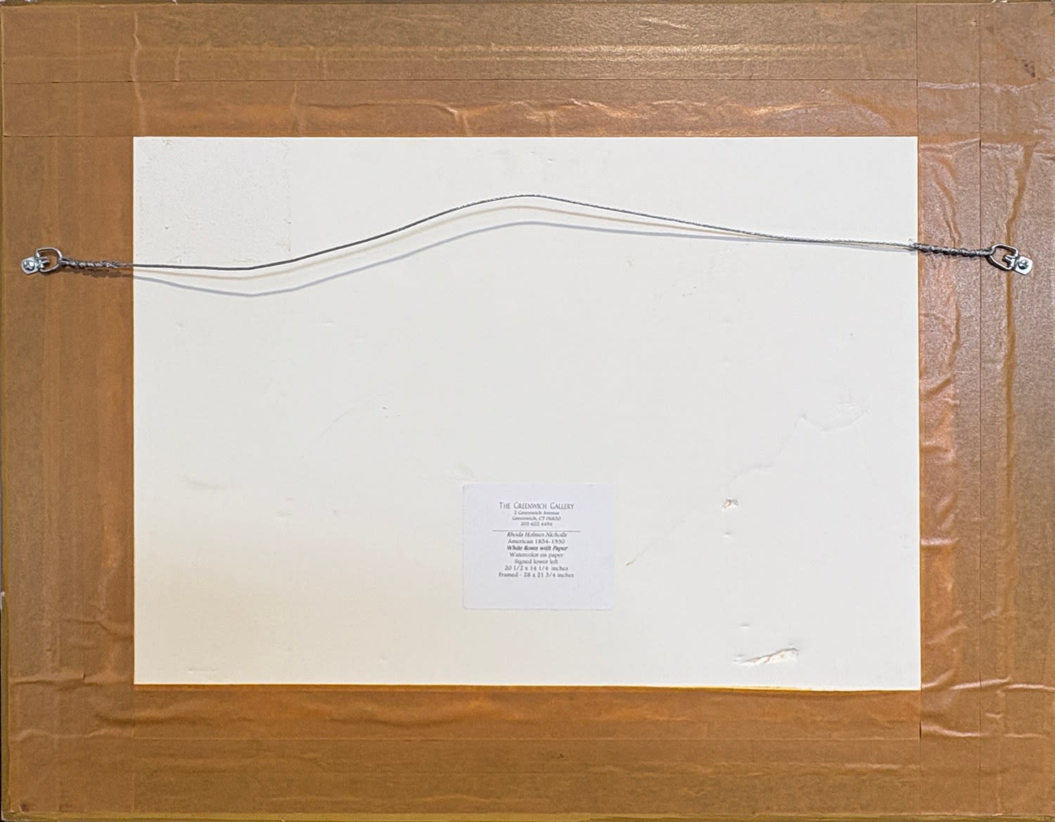 16247, Rhoda Holmes Nicholls, White Roses with Paper