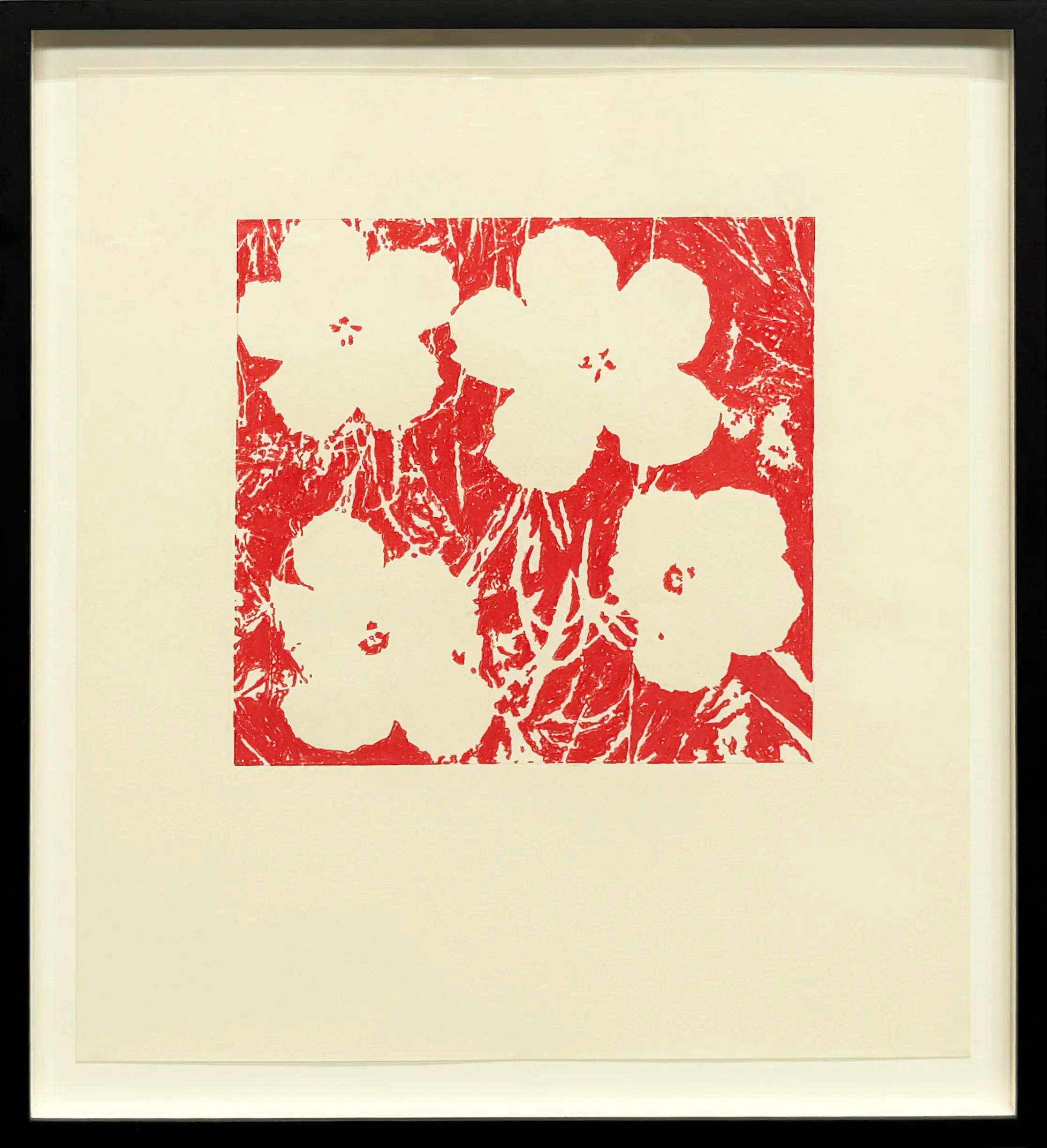 13409, John Zinsser, After Andy Warhol, Flowers, 1964 (Red Version), 2011