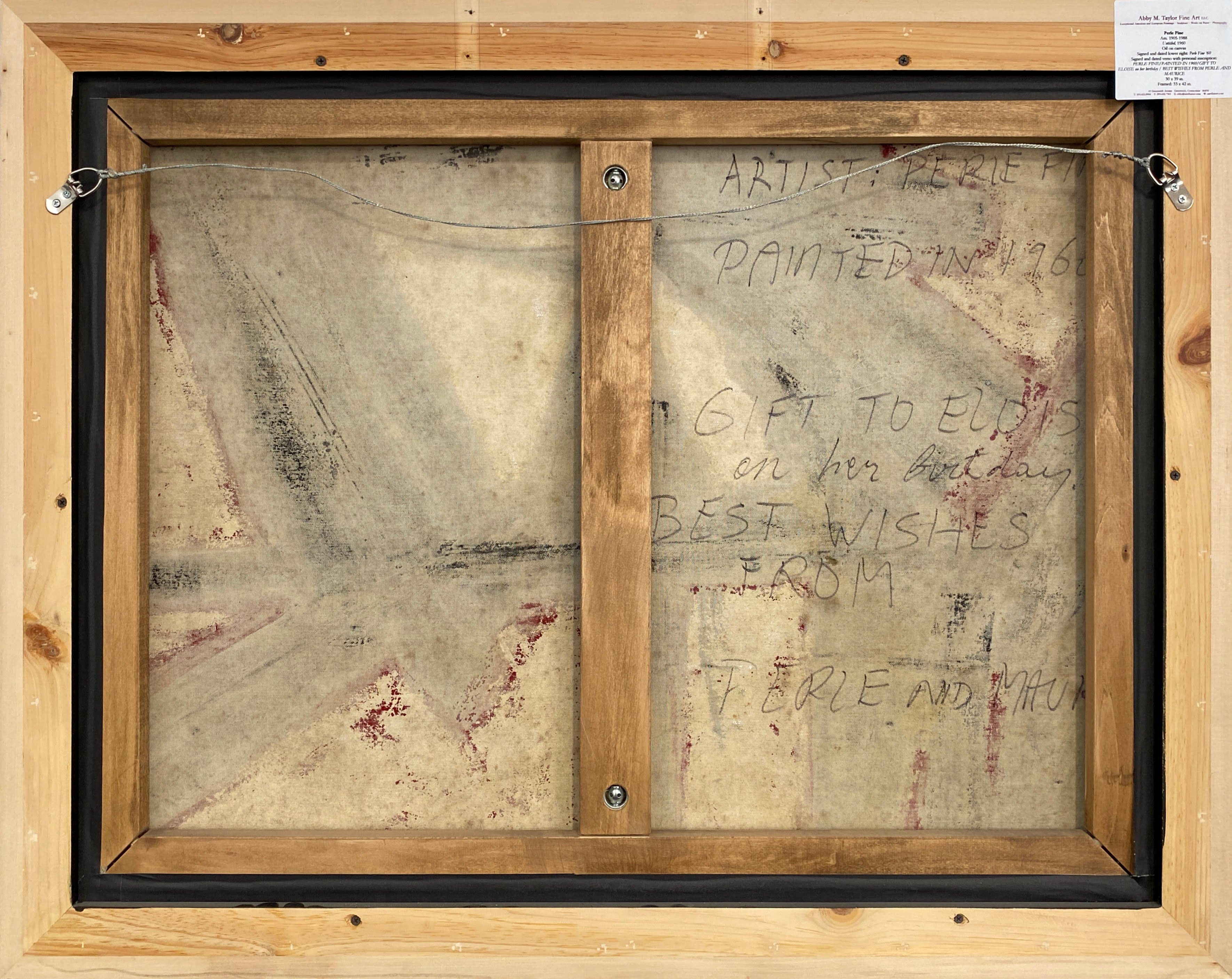 18420, Perle Fine, Untitled, 1960
