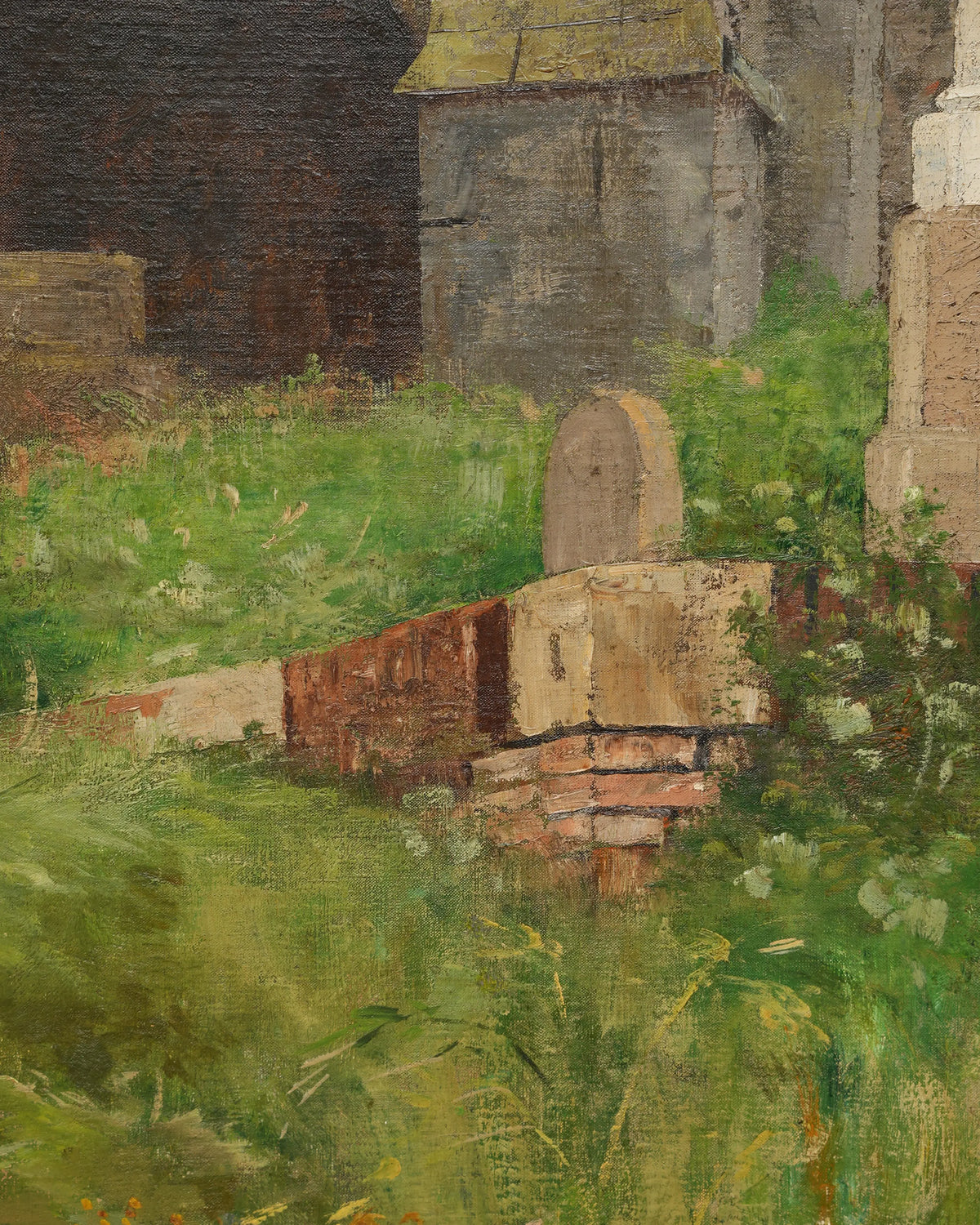 18820, Charles Sprague Pearce, Leaving the Church, c. 1880s