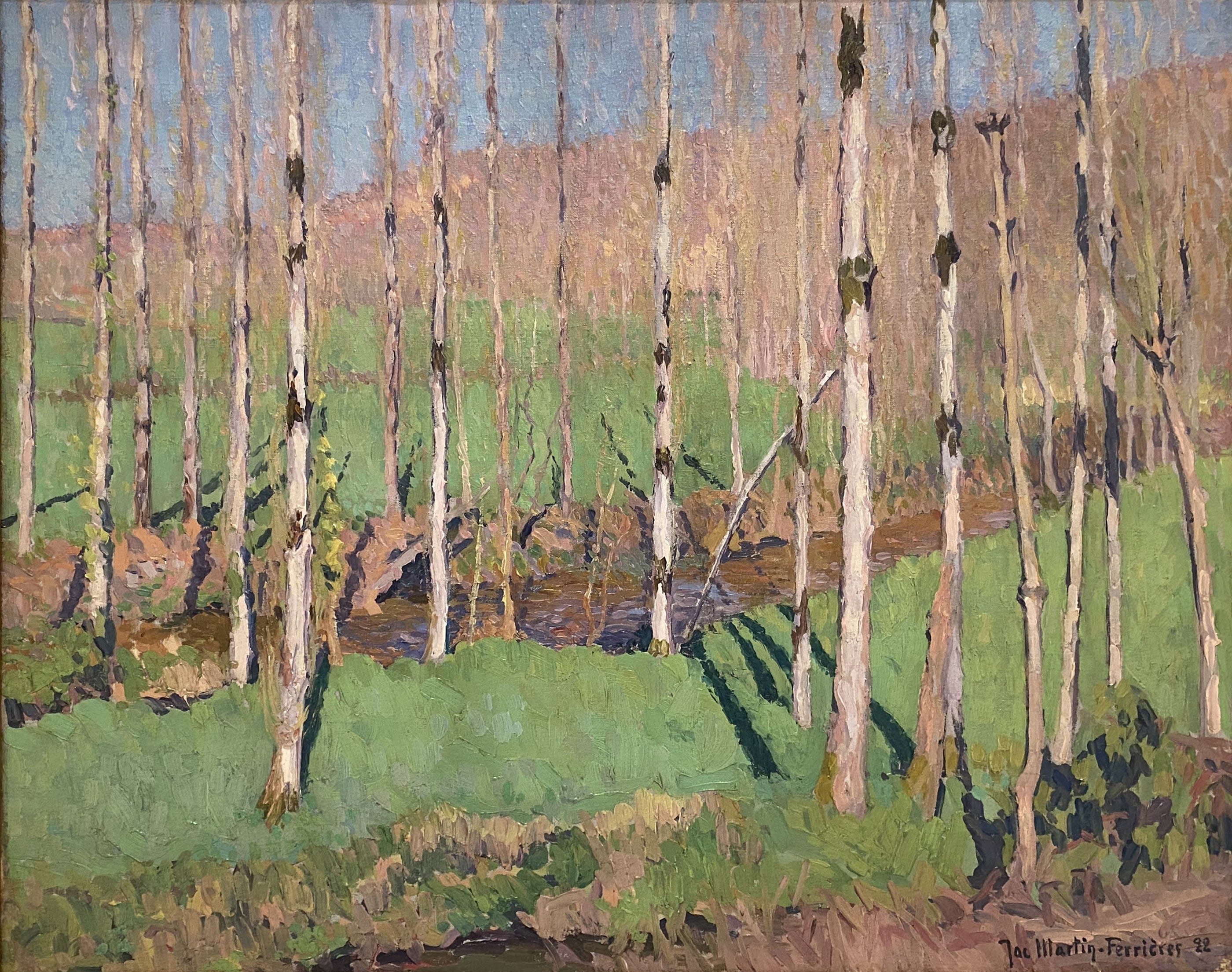 16343, Jacques Martin-Ferrières, Saint-Cirq Lapopie, Undergrowth in the Brook, 1922