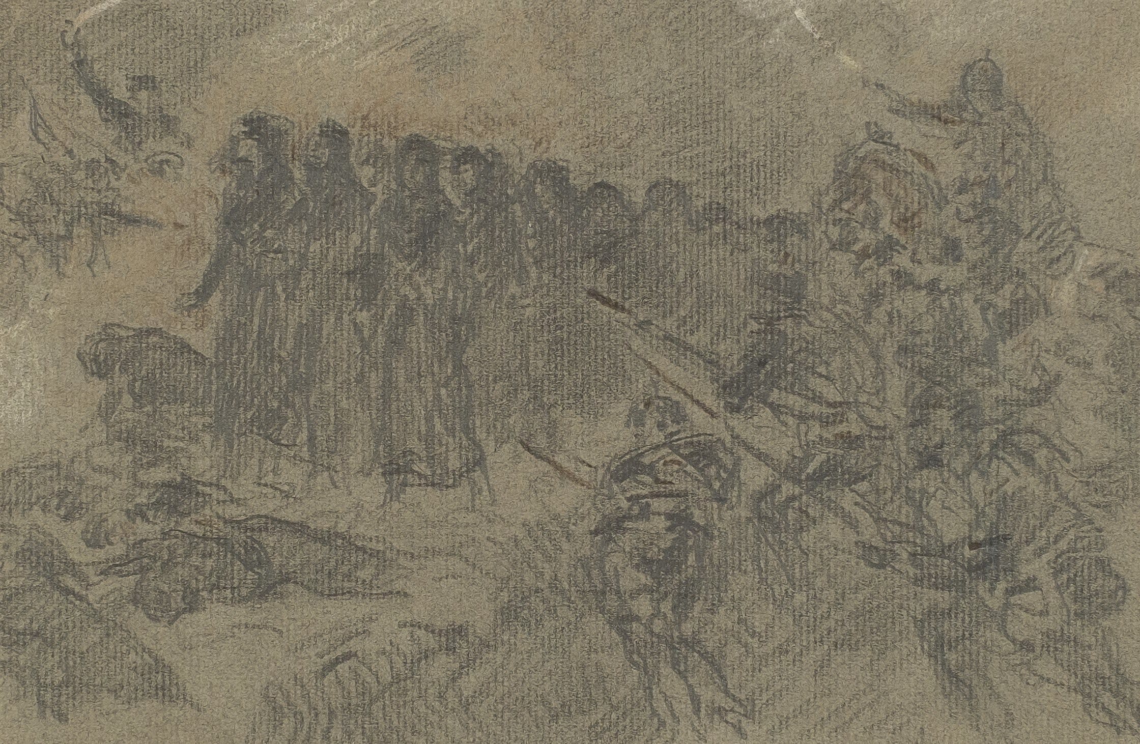 16449, Francis Luis Mora, Battle Scene, Spanish American War, circa 1898