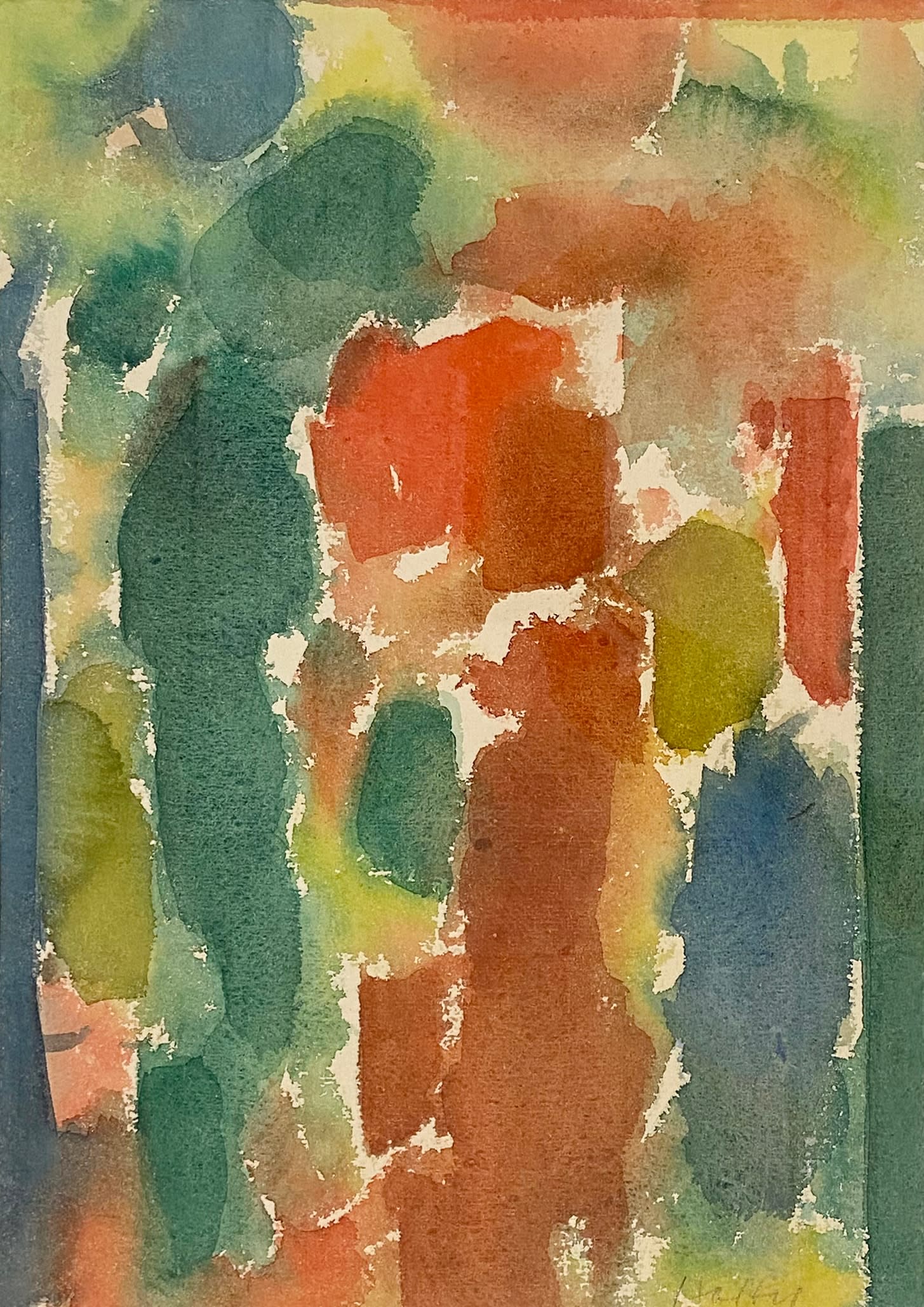 16801, Carl Holty, Color Staining #400, c. 1957