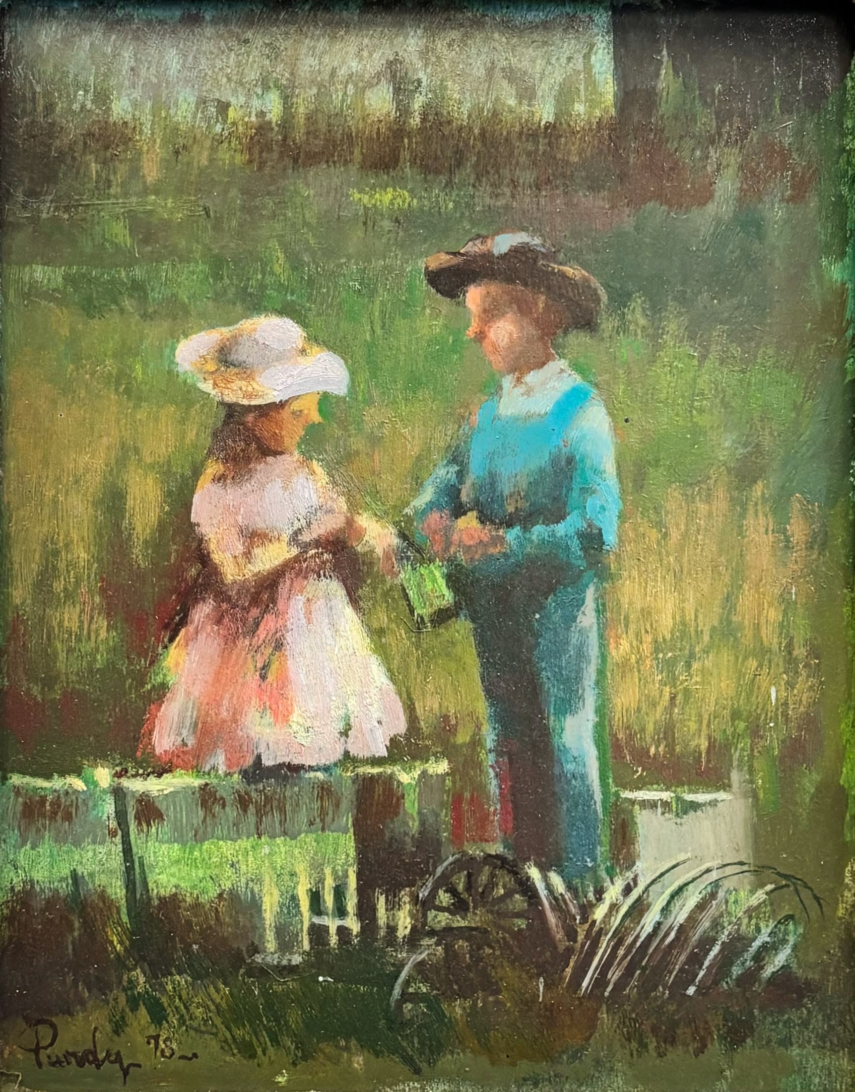16558, Donald R. Purdy, Children in Field, 1978