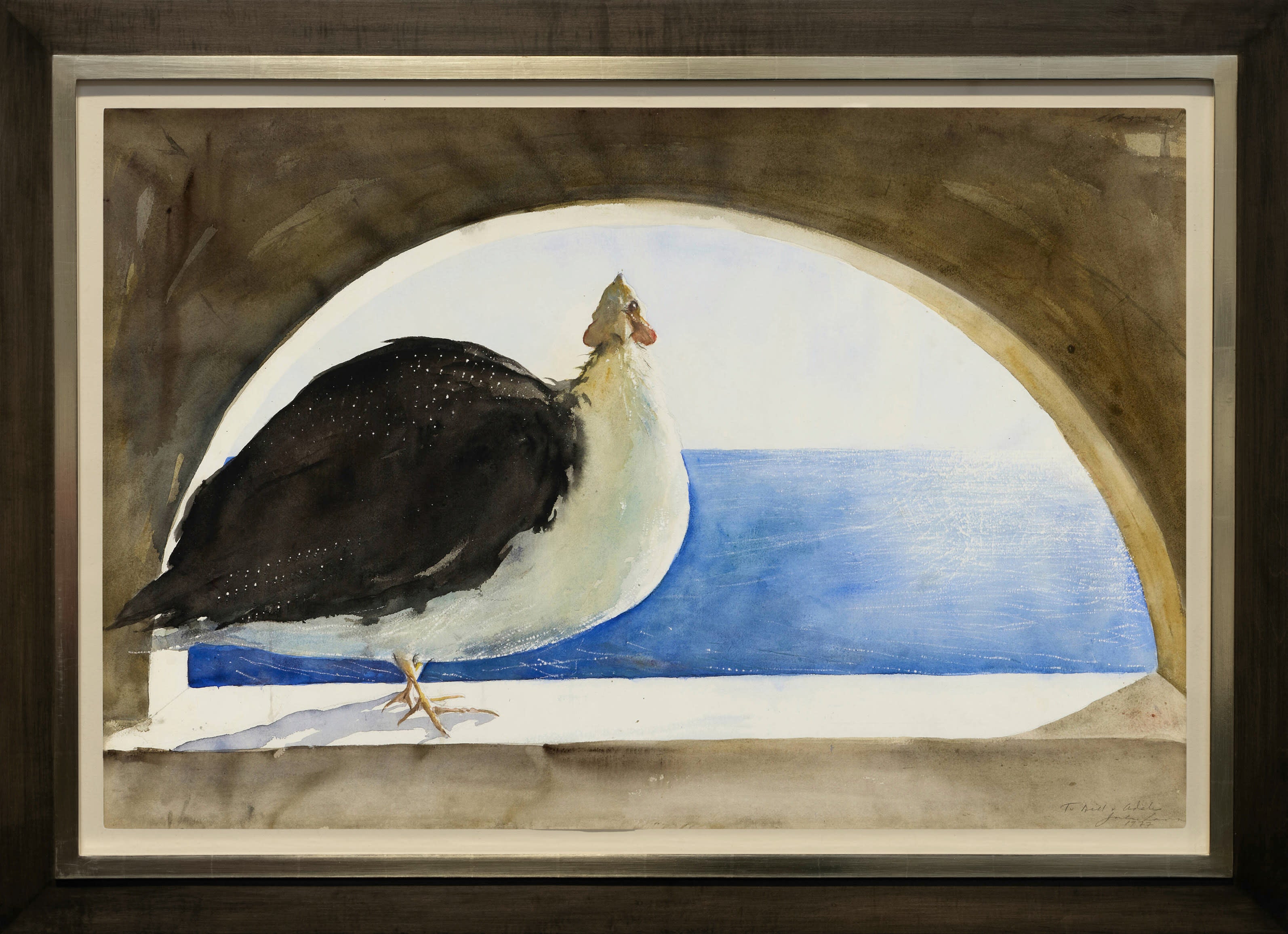 18725, Julio Larraz, Guinea Hen, 1977