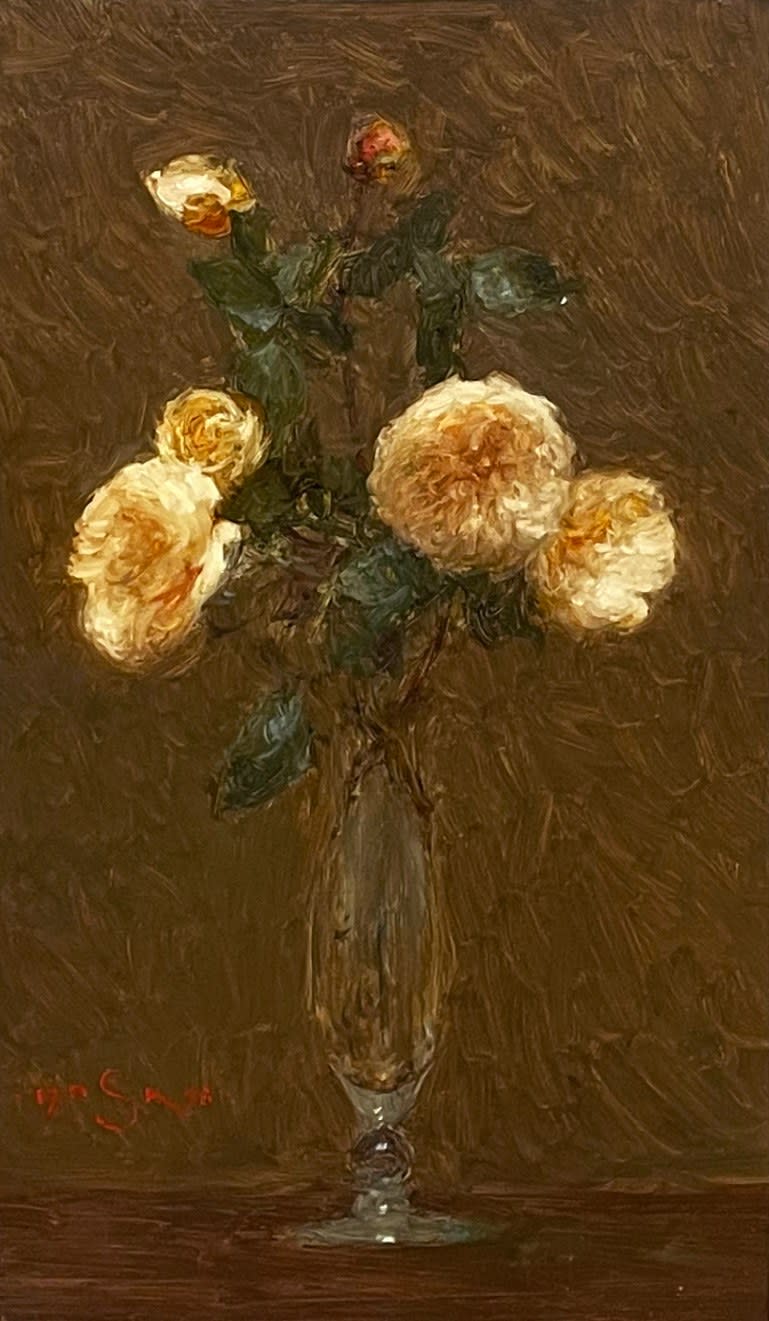 14936, Paul Raymond Seaton, Roses in Glass Vase, 1998