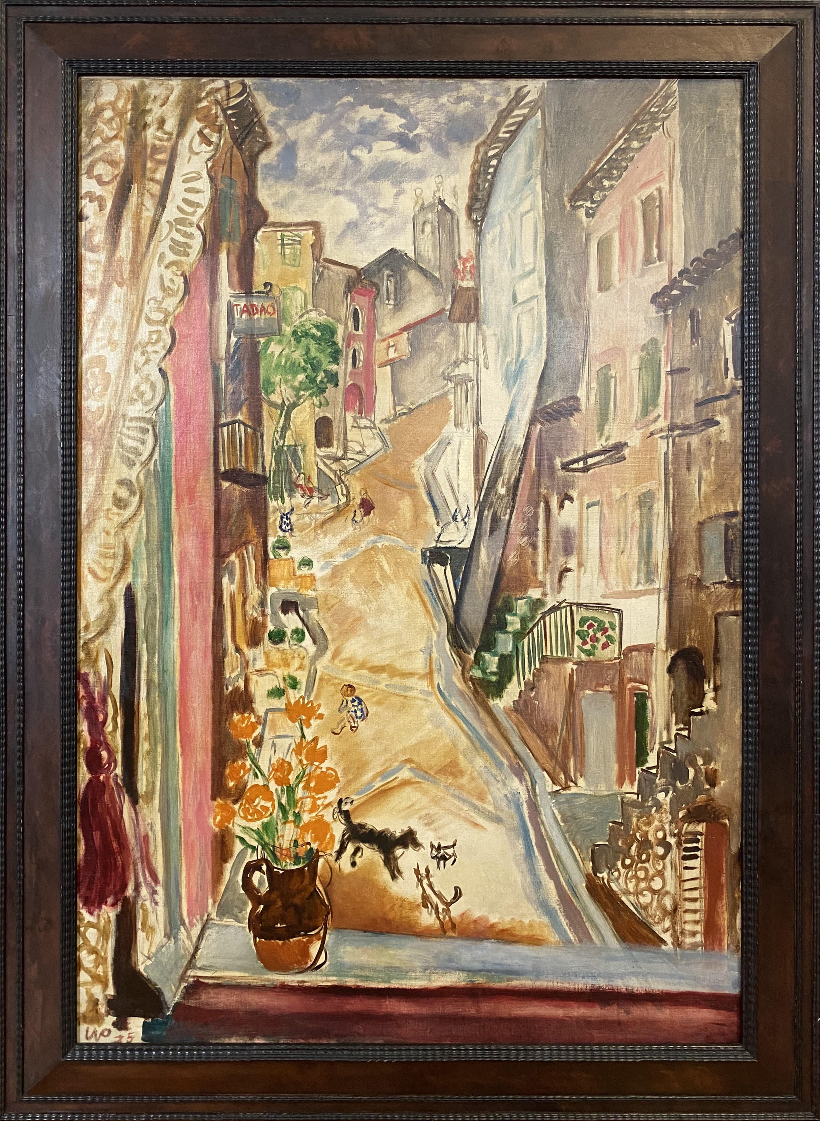 17107, Waldo Pierce, View From My Room, Spain, 1925