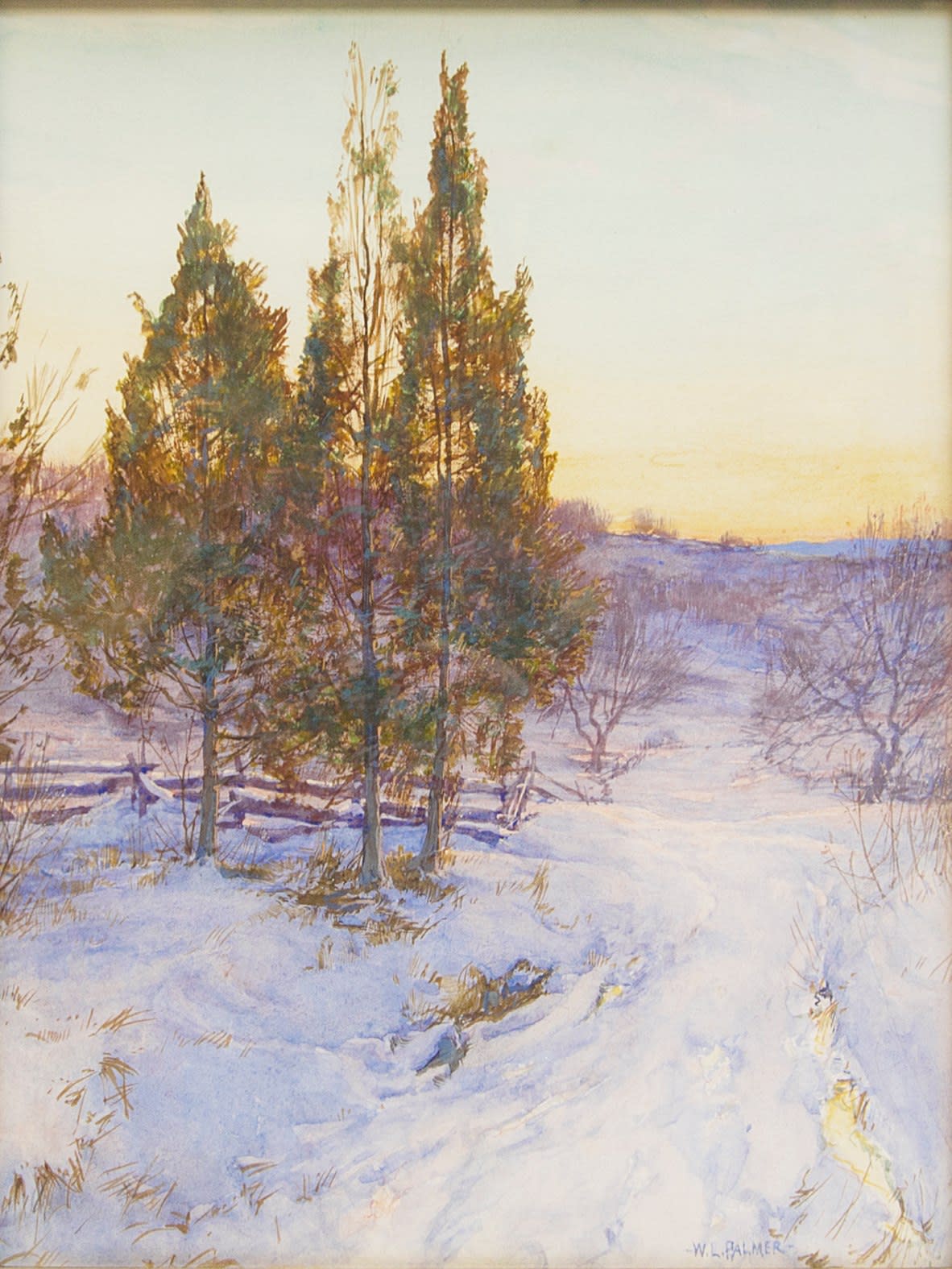14898, Walter Launt Palmer, Cedars at Twilight