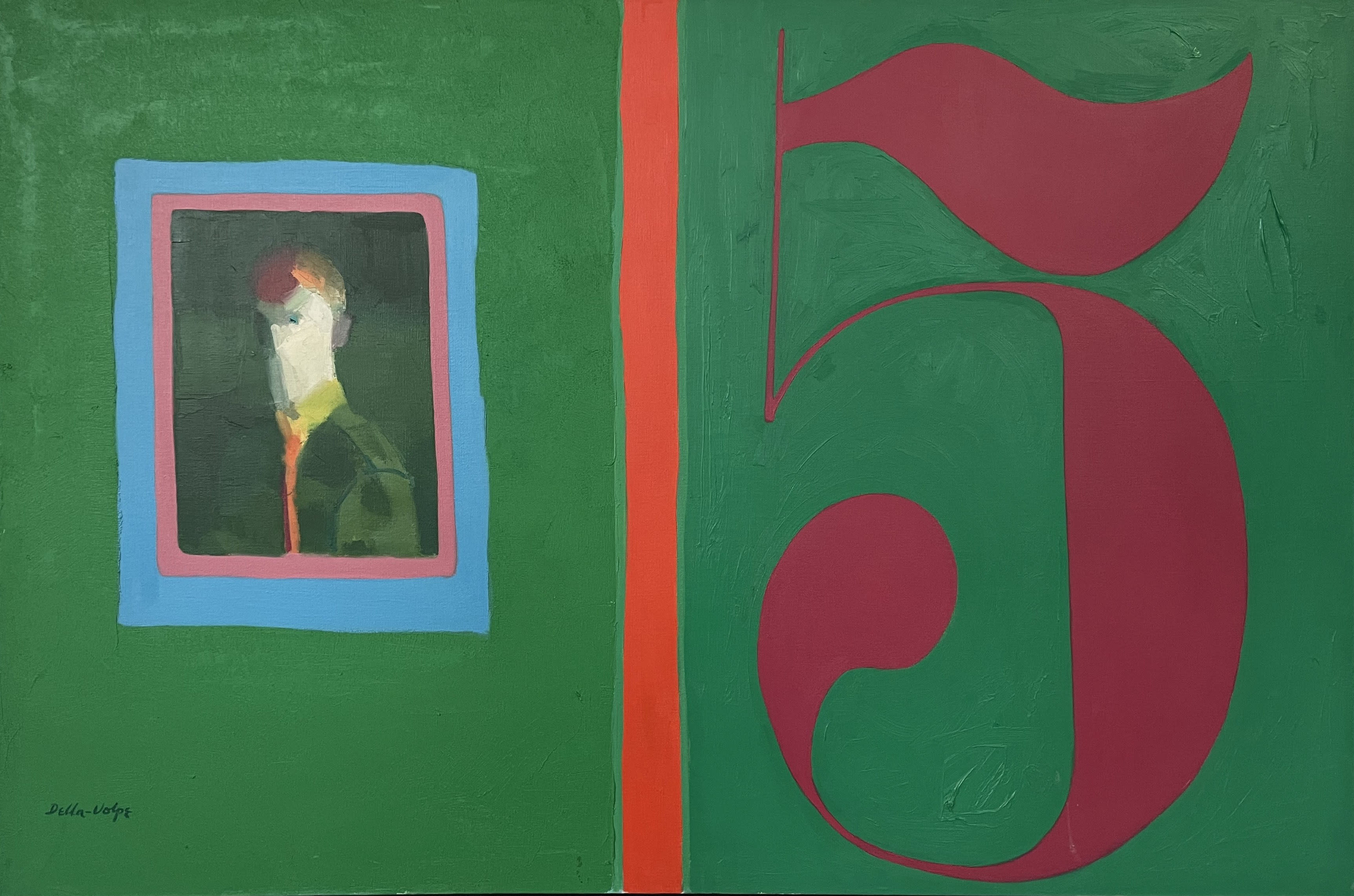 16591, Ralph Della-Volpe, Number 5 & Portrait of Jockey, 1965