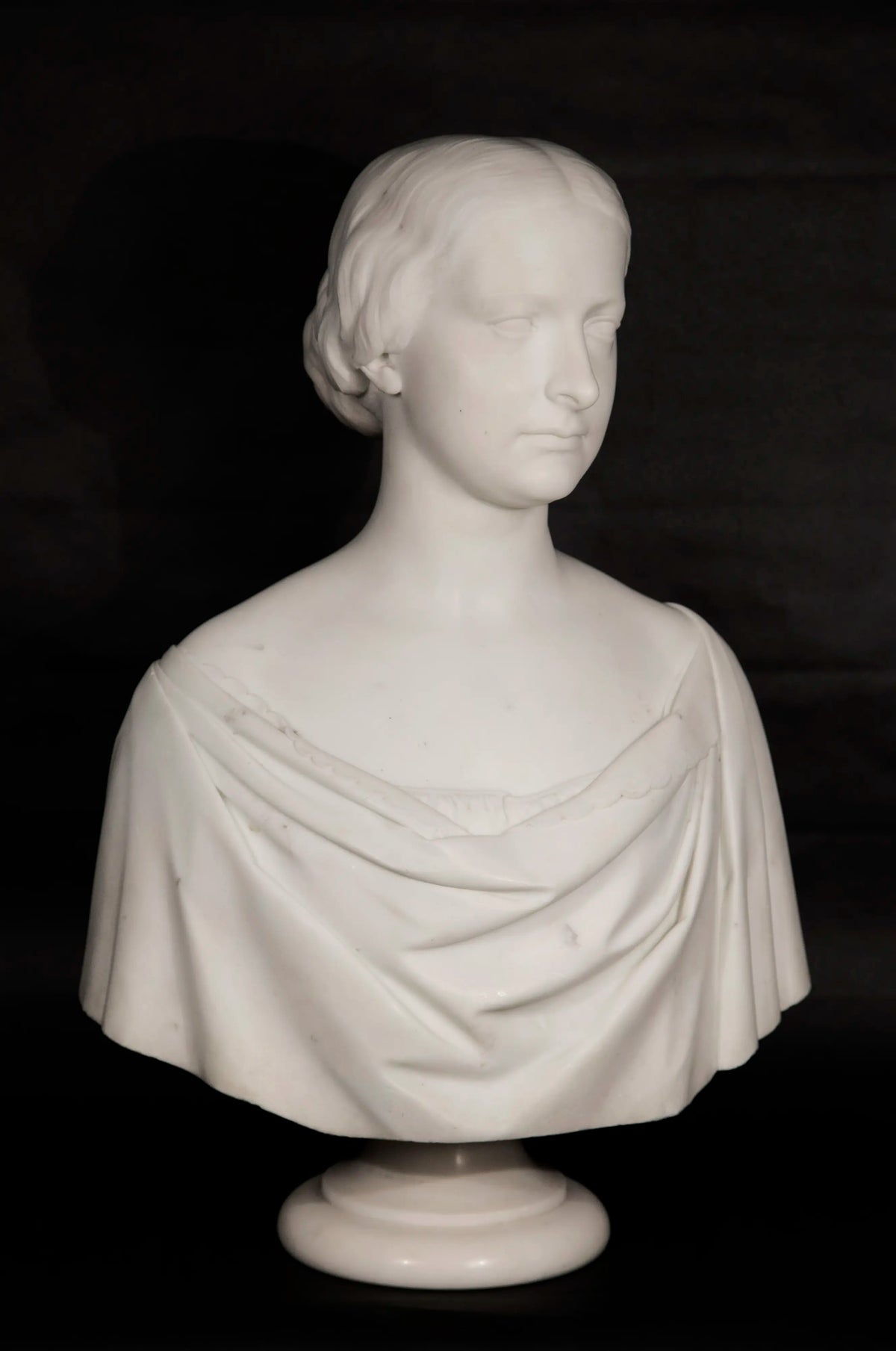 15983, Erastus Dow Palmer, Bust of Elizabeth S. Plumb, 1851
