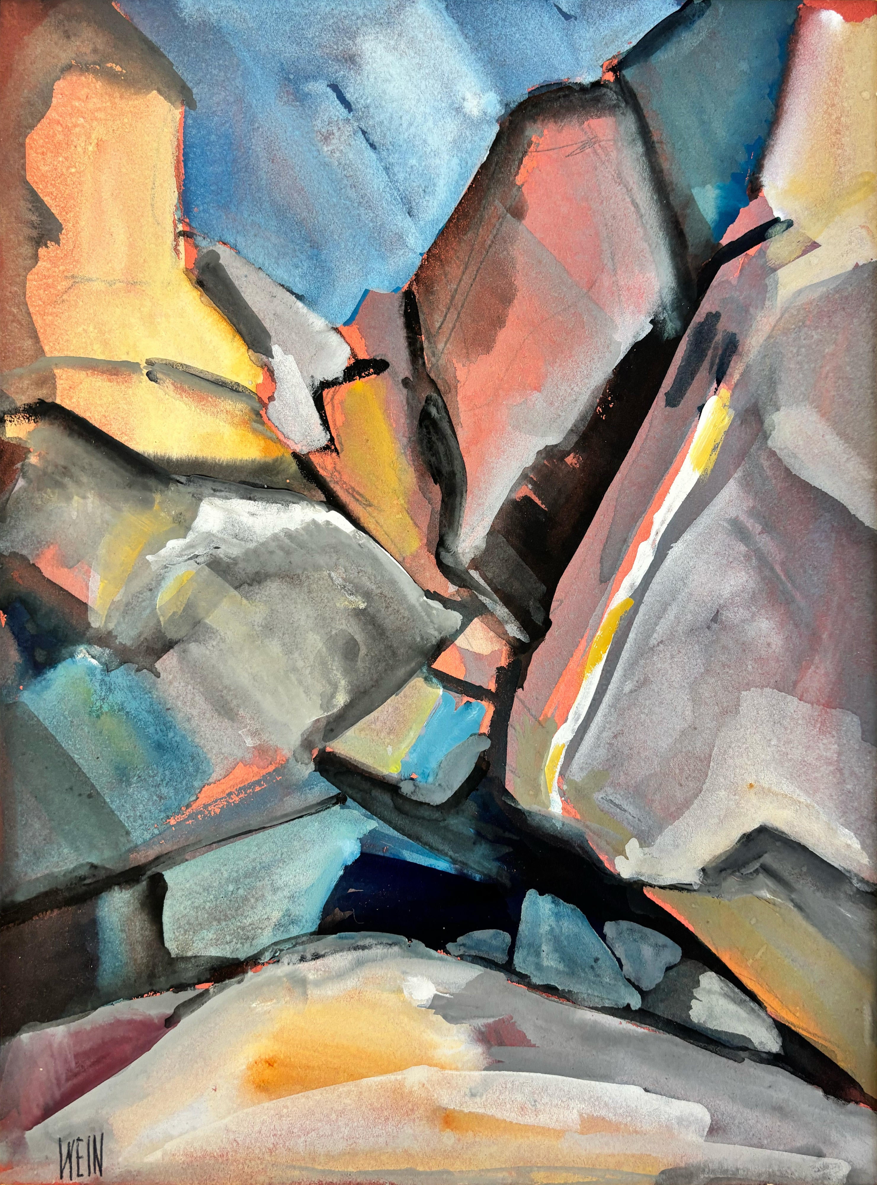 16582, Albert Wein, Rocky Formation; Monhegan (Red Rocks)