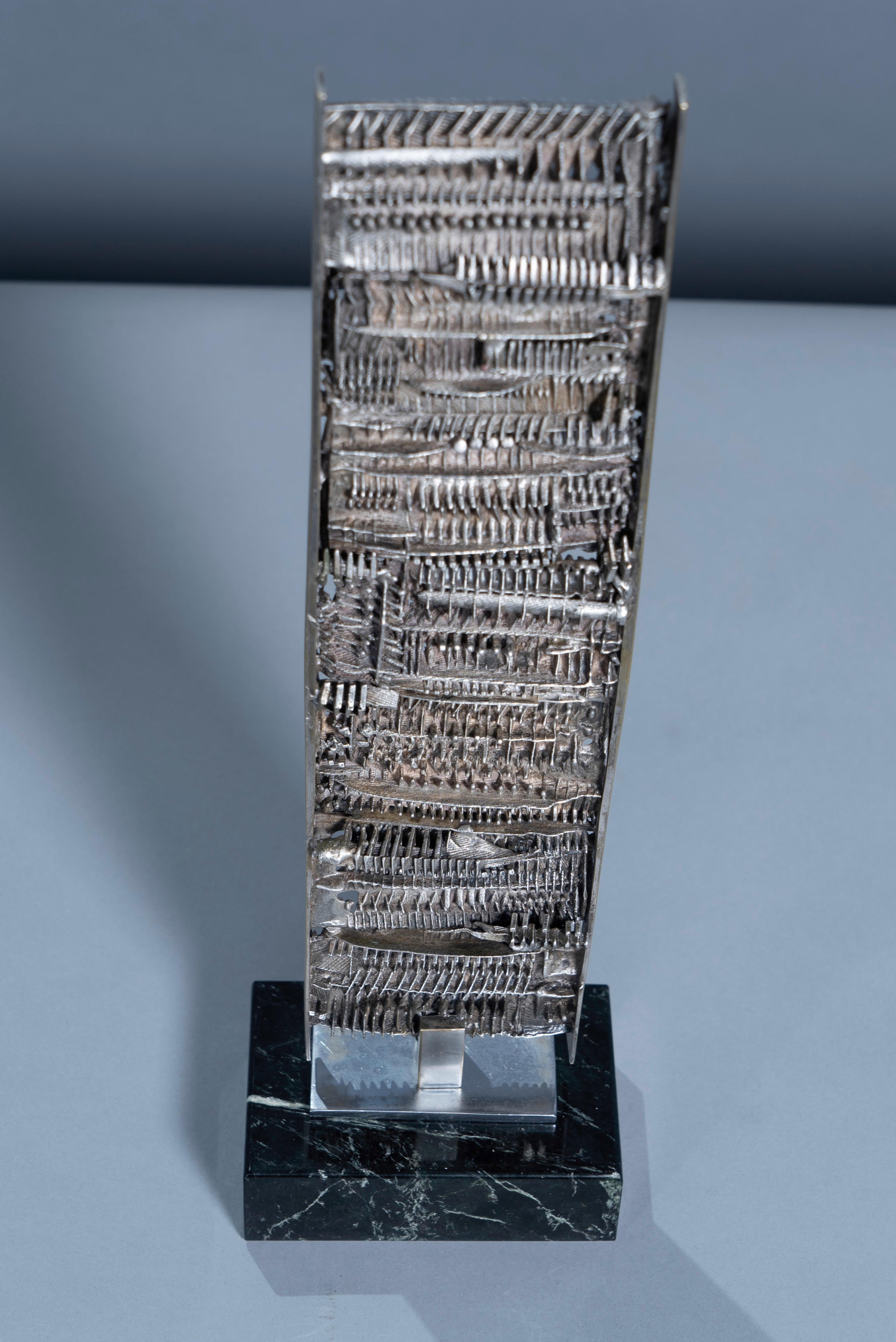 14501, Arnaldo Pomodoro, Silver Column, 1961
