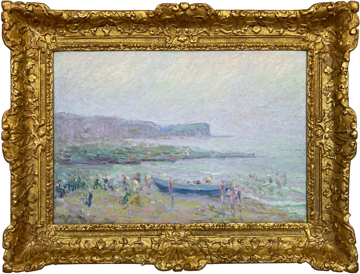 18294, Theodore Earl Butler, Beach at Veules-Les-Roses, 1905