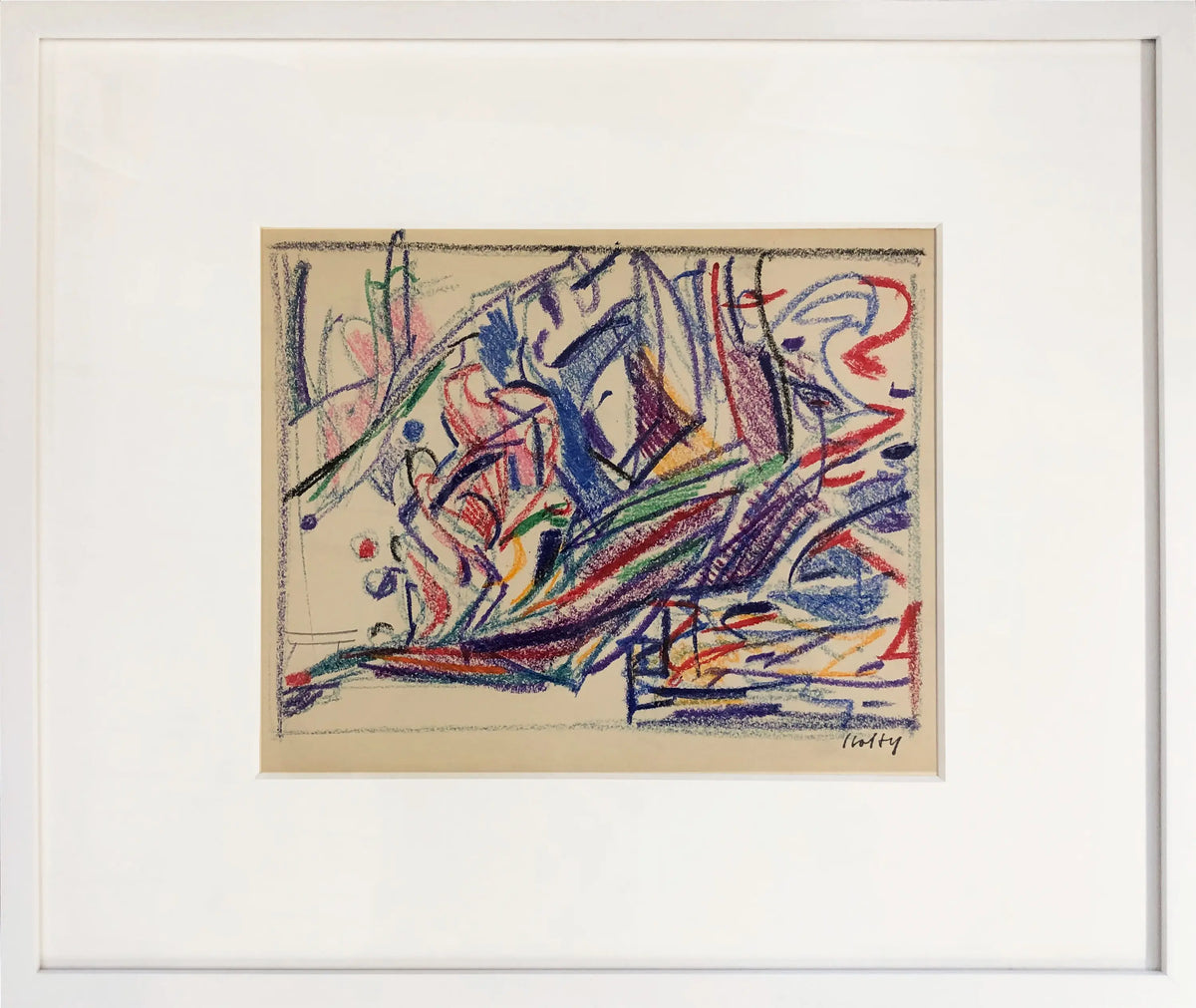 17021, Carl Holty, Color Landscape Sketchbook #5