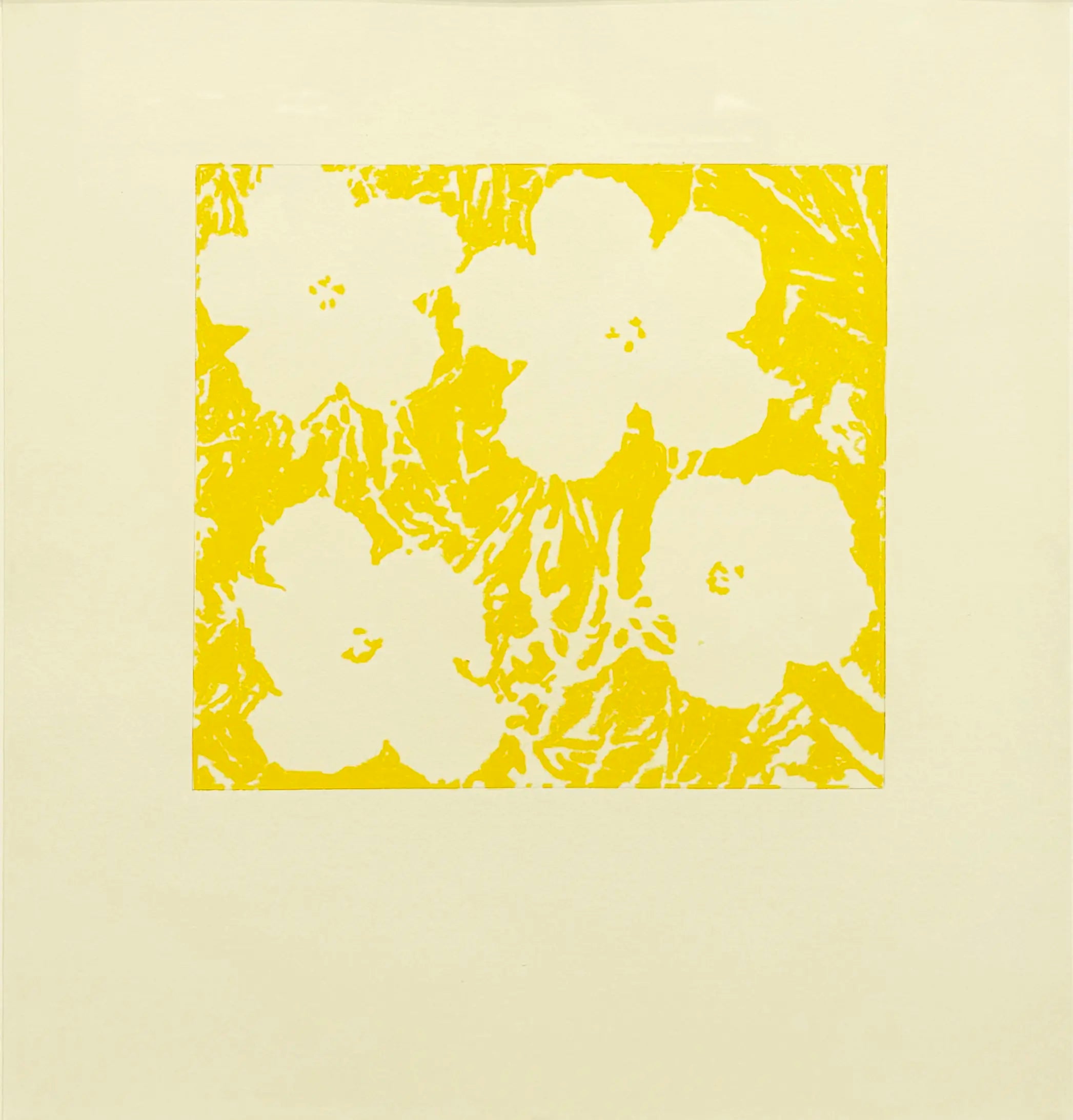 13408, John Zinsser, After Andy Warhol, Flowers, 1964 (Yellow Version), 2011