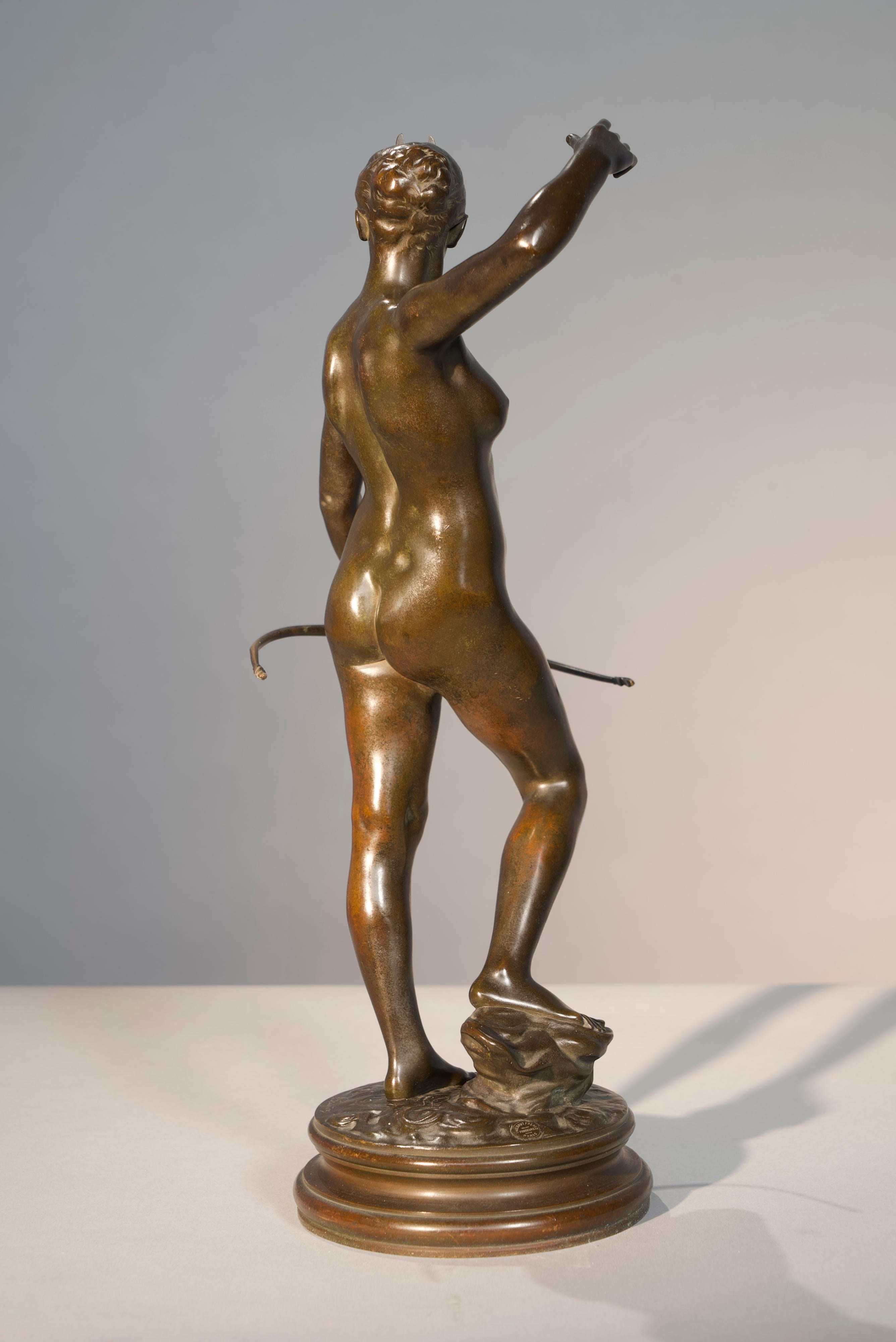 18799, Jean Alexandre Joseph Falguière, Diana, circa late 1880's