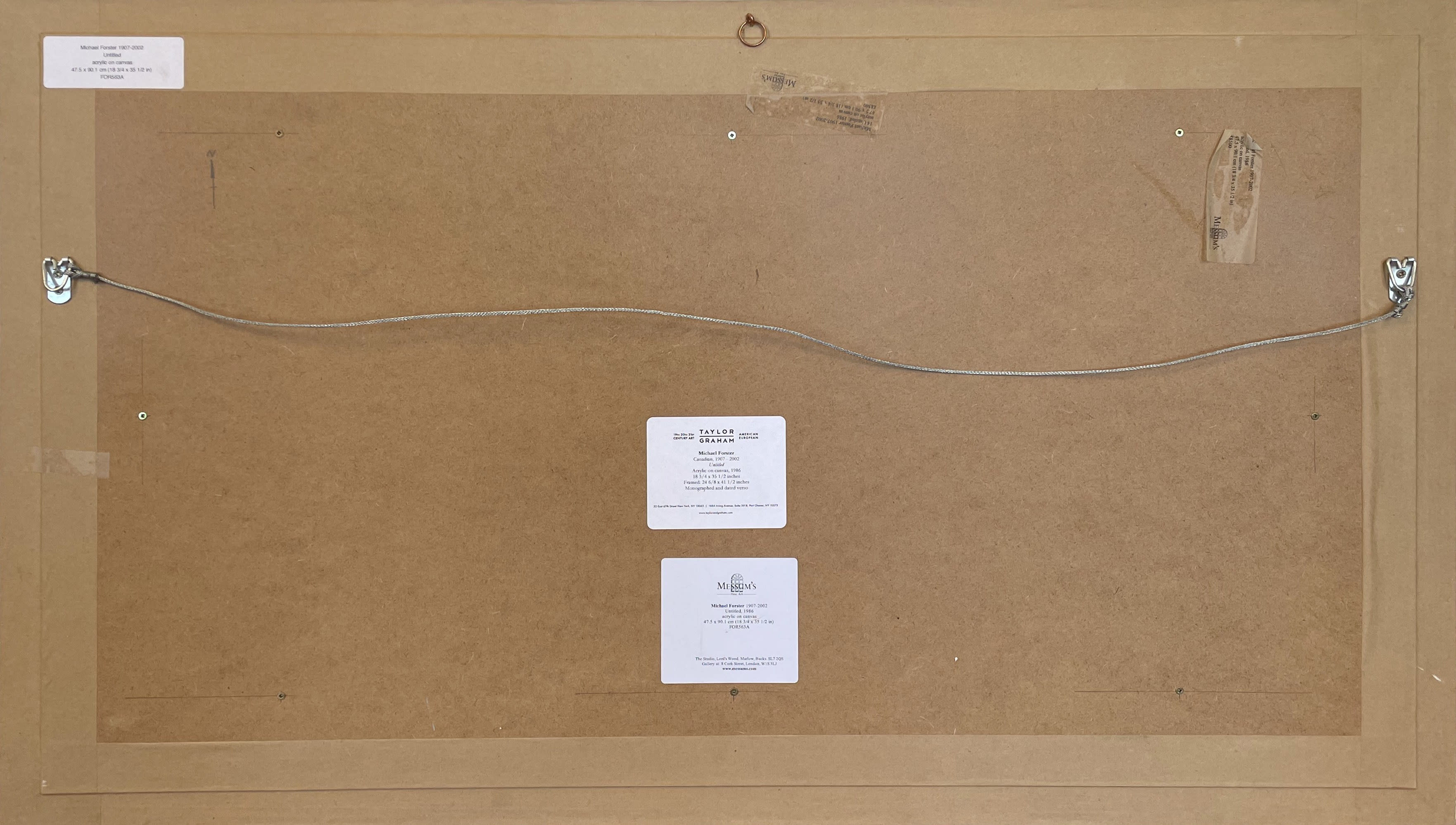 14023, Michael Forster, Untitled, 1986