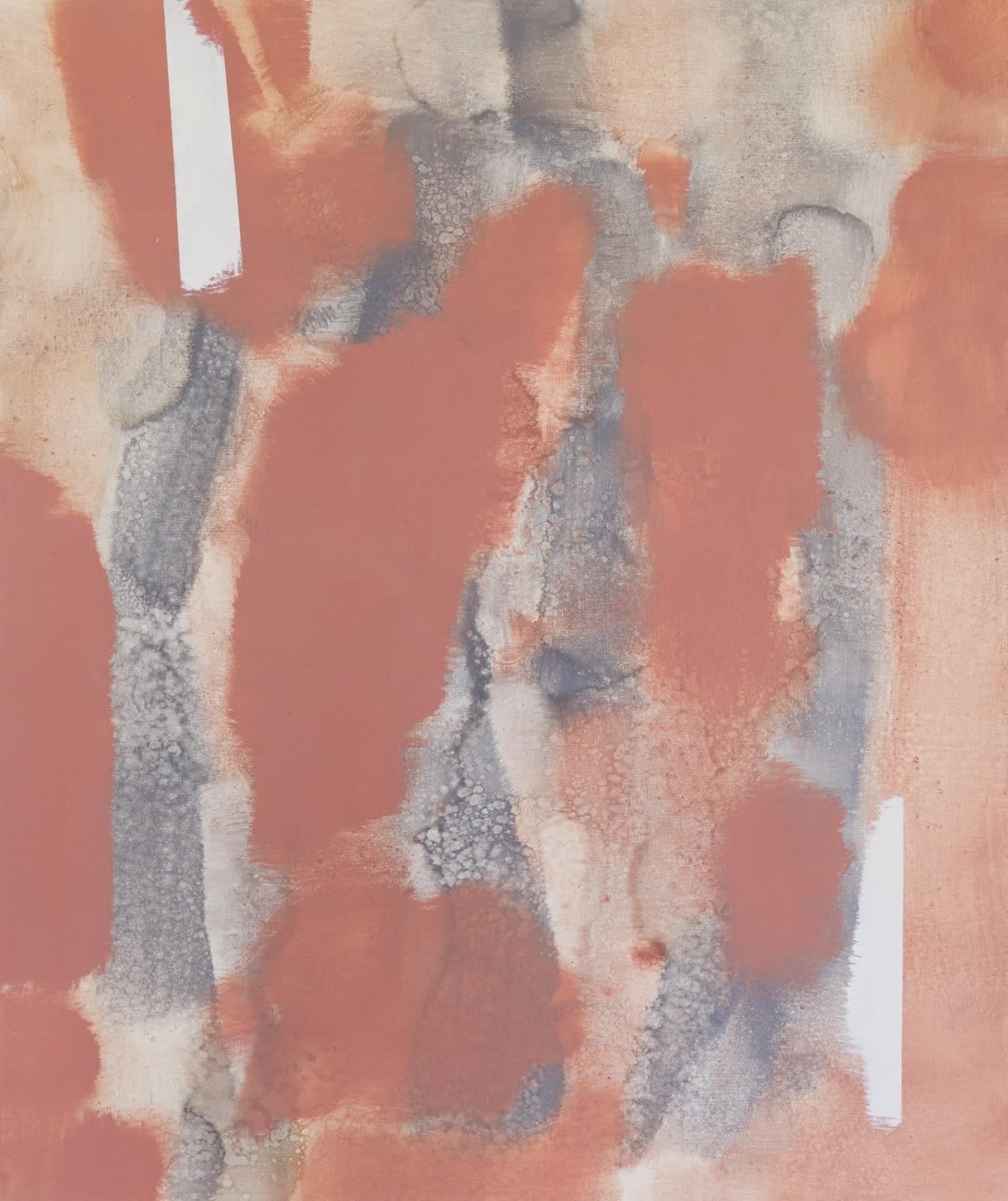 15136, Carl Holty, Red, Gray #2, 1969