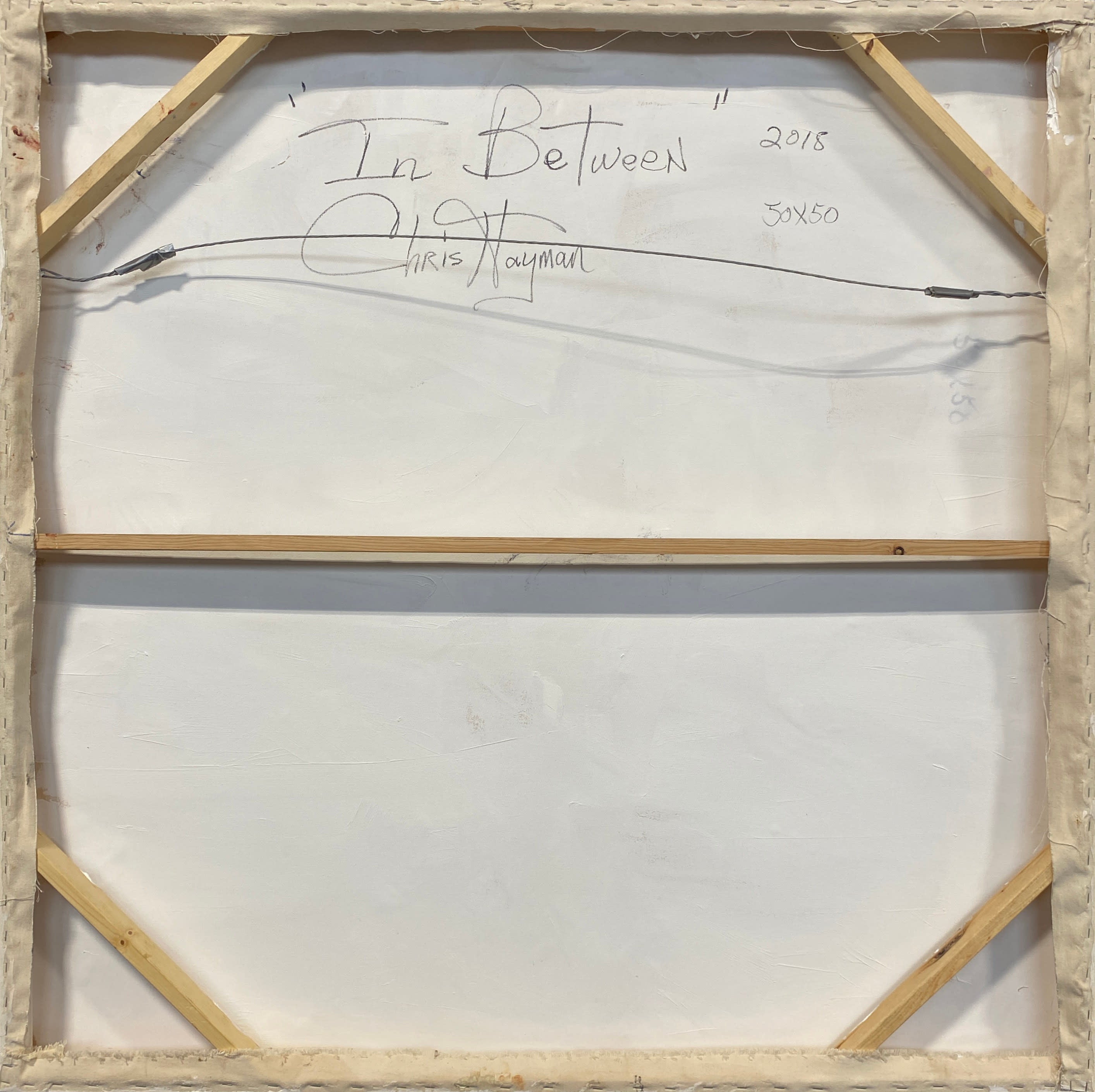 16934, Christine Hayman, In Between, 2018