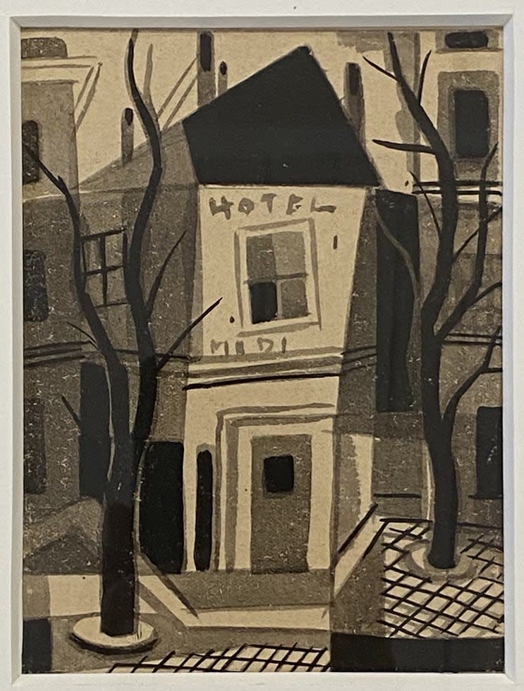 16900, Carl Holty, Paris, Hotel, 1930