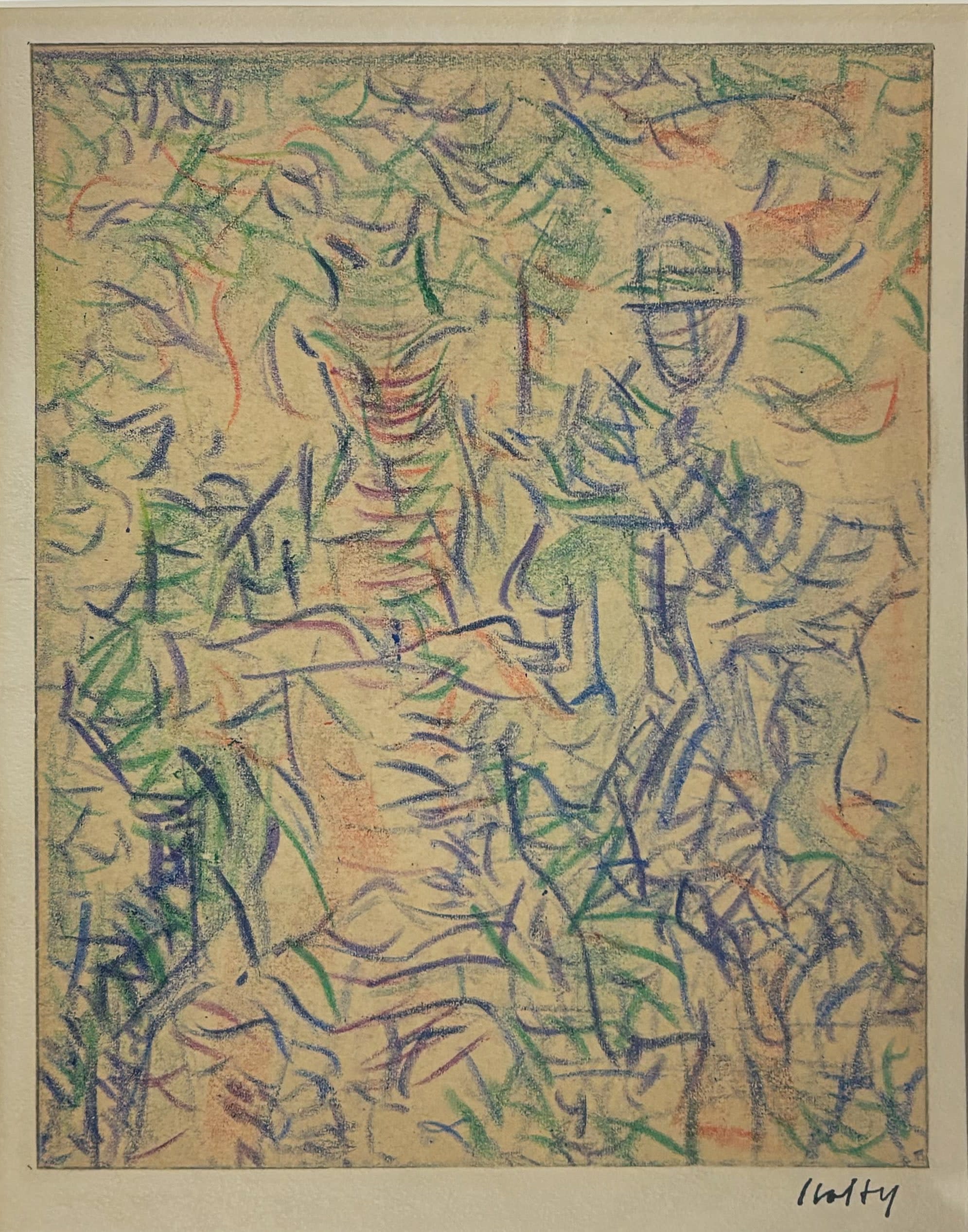 16880, Carl Holty, Figure in Purple