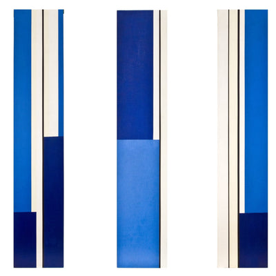 13962, Ilya Bolotowsky, Trylon Blue and Yellow, 1972