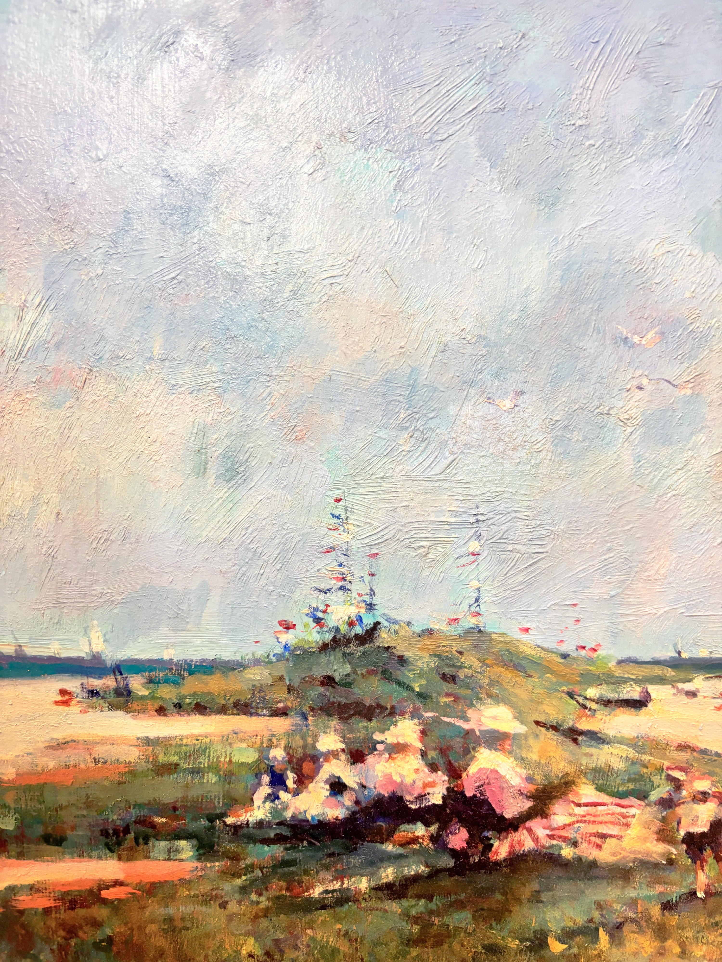 16436, Donald R. Purdy, Beach Scene, 1988