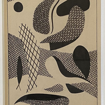 17037, Carl Holty, Ink Study II A Sketchbook #4, c. 1935