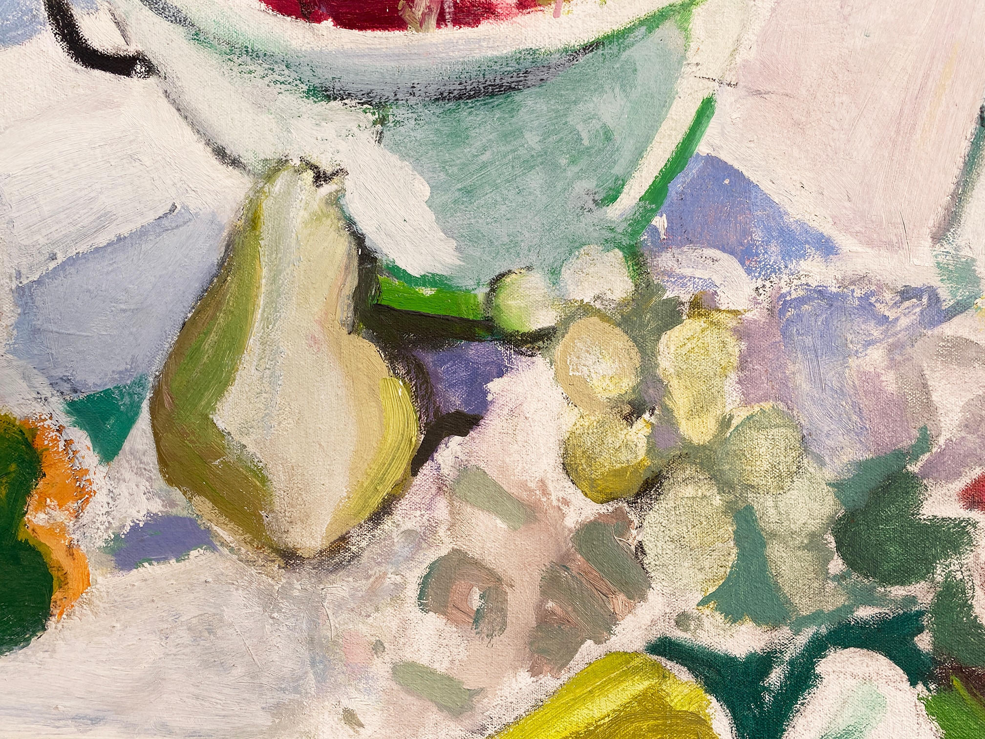17210, Jane Piper, Still Life with Bowl of Fruit, circa 1985