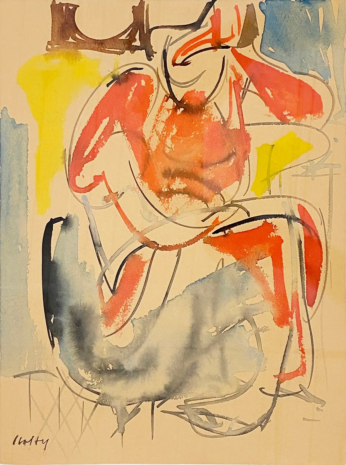 16813, Carl Holty, Untitled #298, c. 1948
