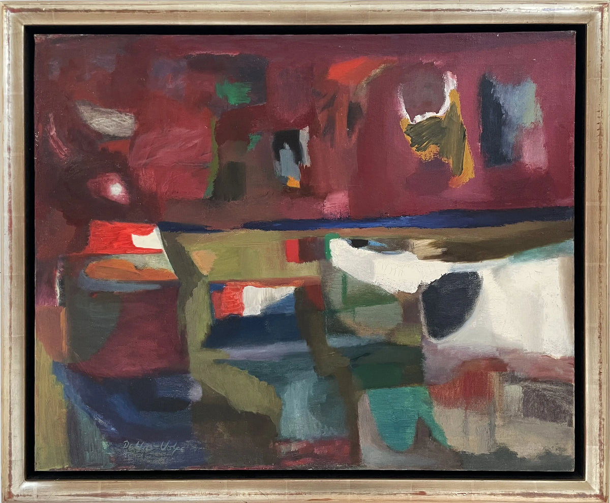 15405, Ralph Della-Volpe, Docks and Clouds, 1954-1955