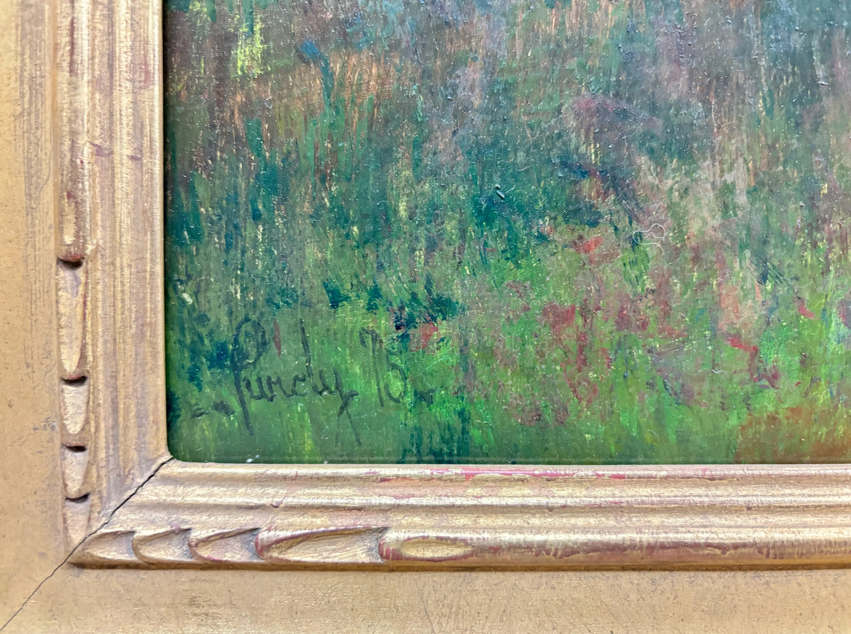 15661, Donald R. Purdy, Painting in Plein Air, 1975