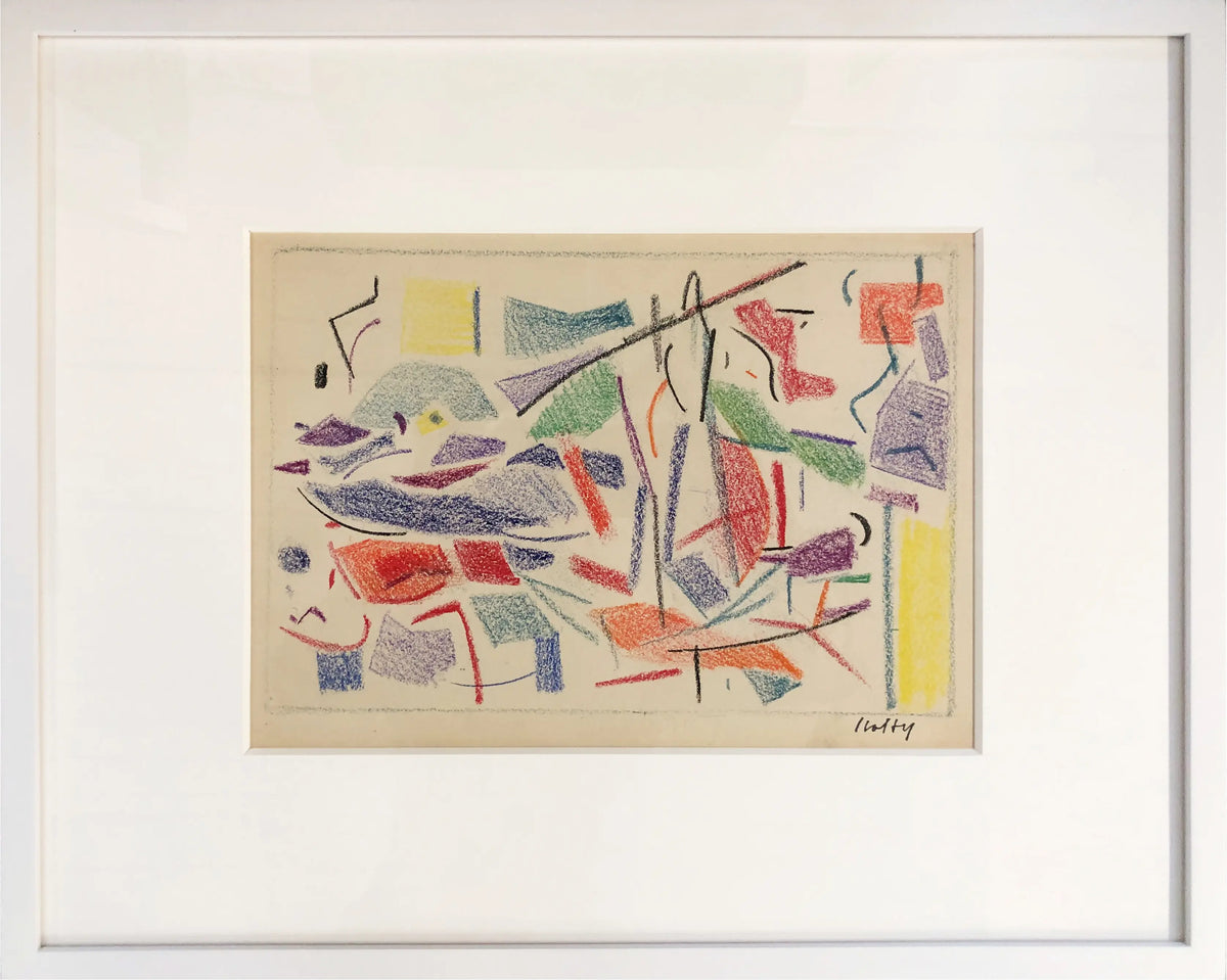 17020, Carl Holty, Color Composition Sketchbook #5