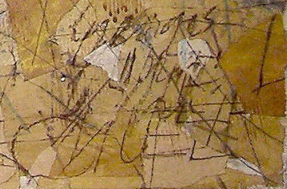 15371, Georges Noël, Palimpseste éclaté, Dated lower left: 1964