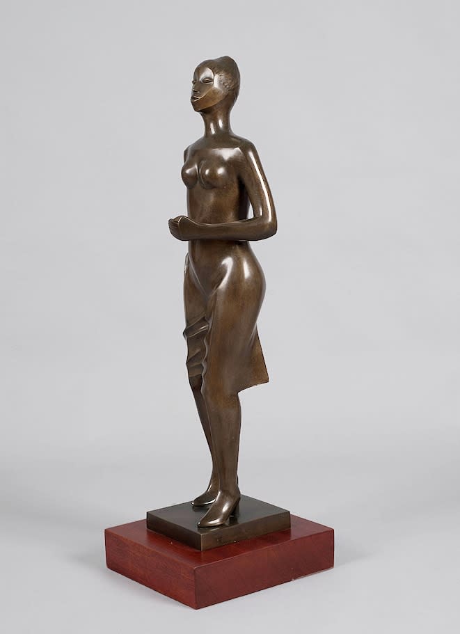 14071, Elizabeth Catlett, Stepping Out, 1987; cast 2000