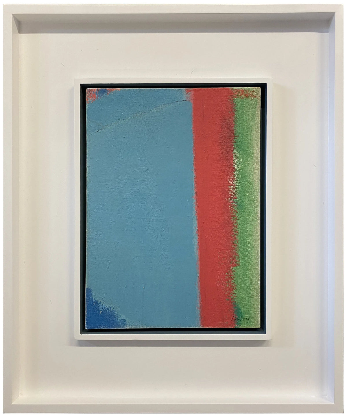 16824, Carl Holty, Color Theory #555 Red, Blue, Green, 1955