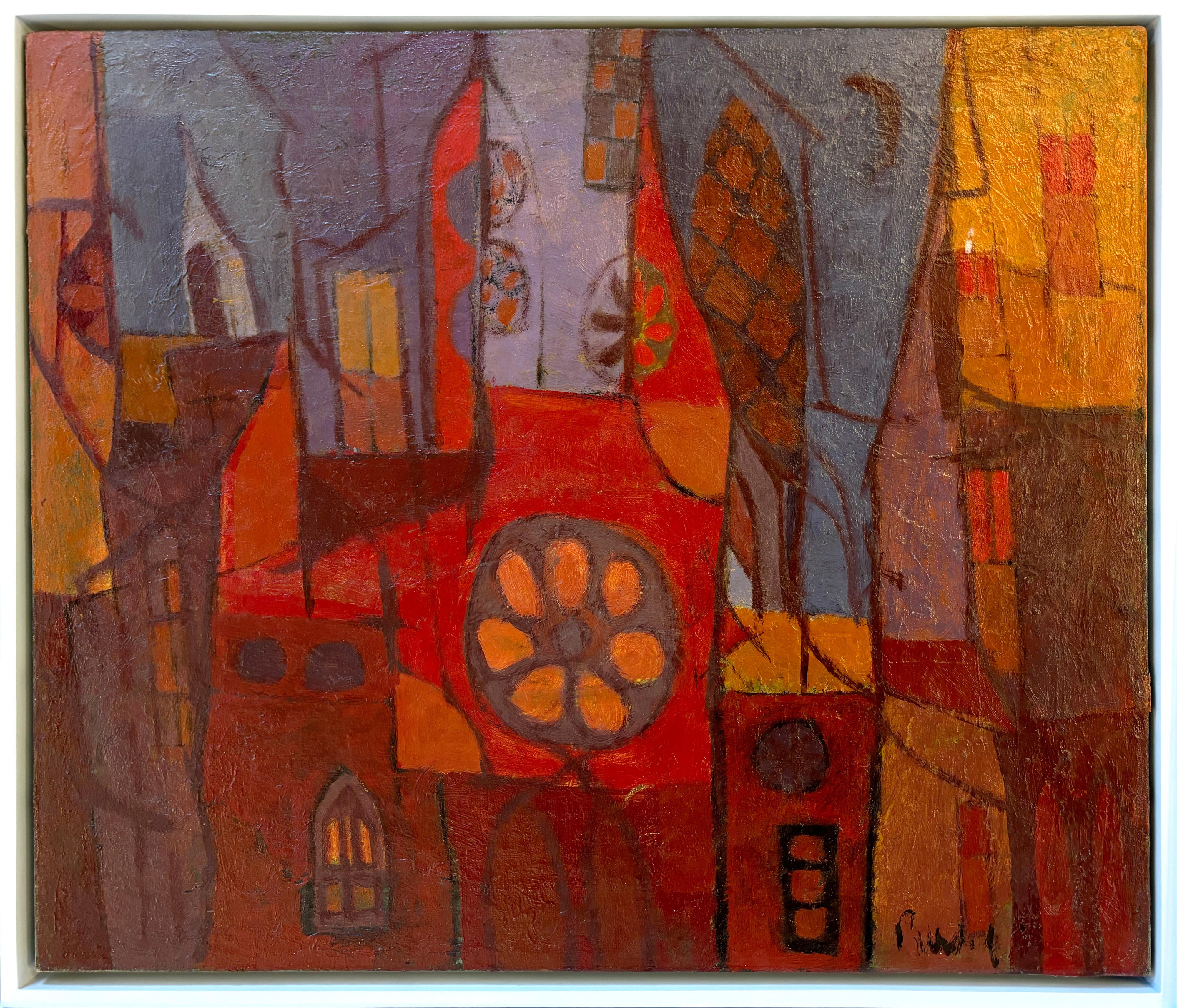 15588, Donald R. Purdy, City Abstraction, c. 1950