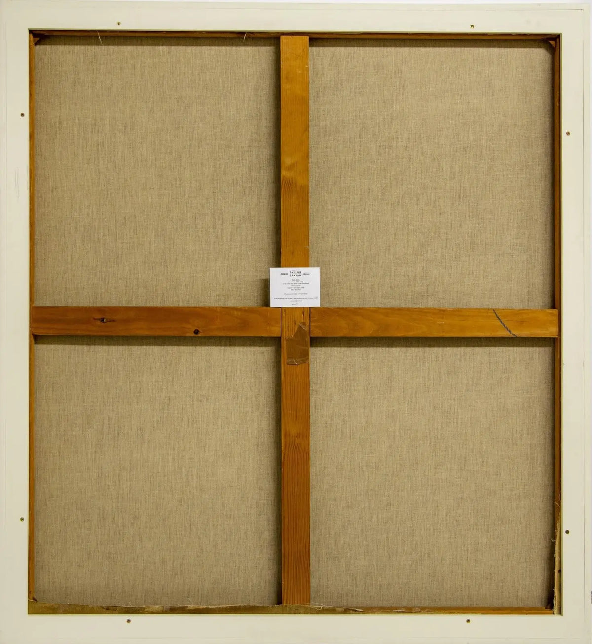 15443, Carl Holty, Gray Stains with Burnt Sienna